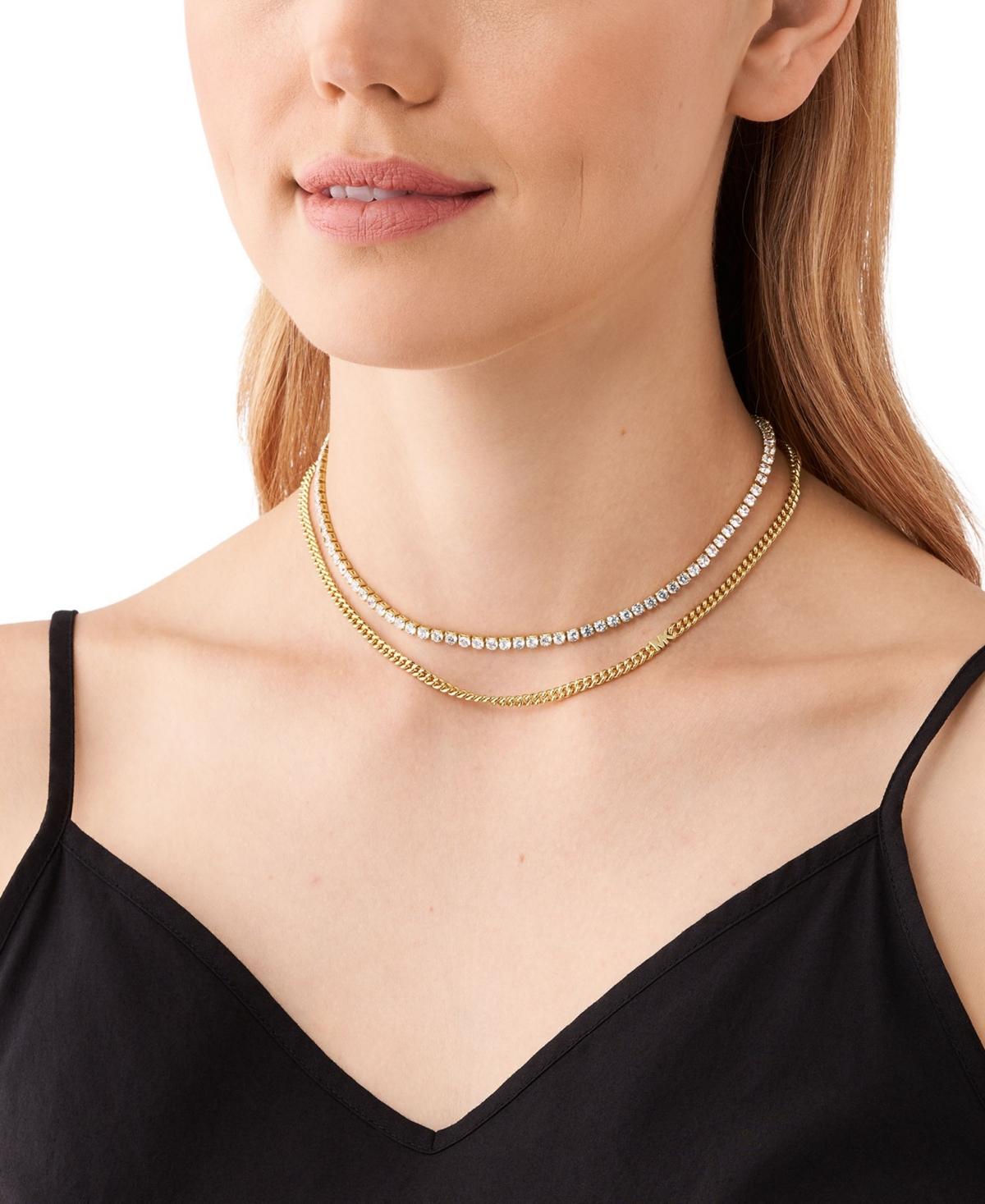 14k Gold Necklace Macys Choker Macy's Cultured Pearl Choker