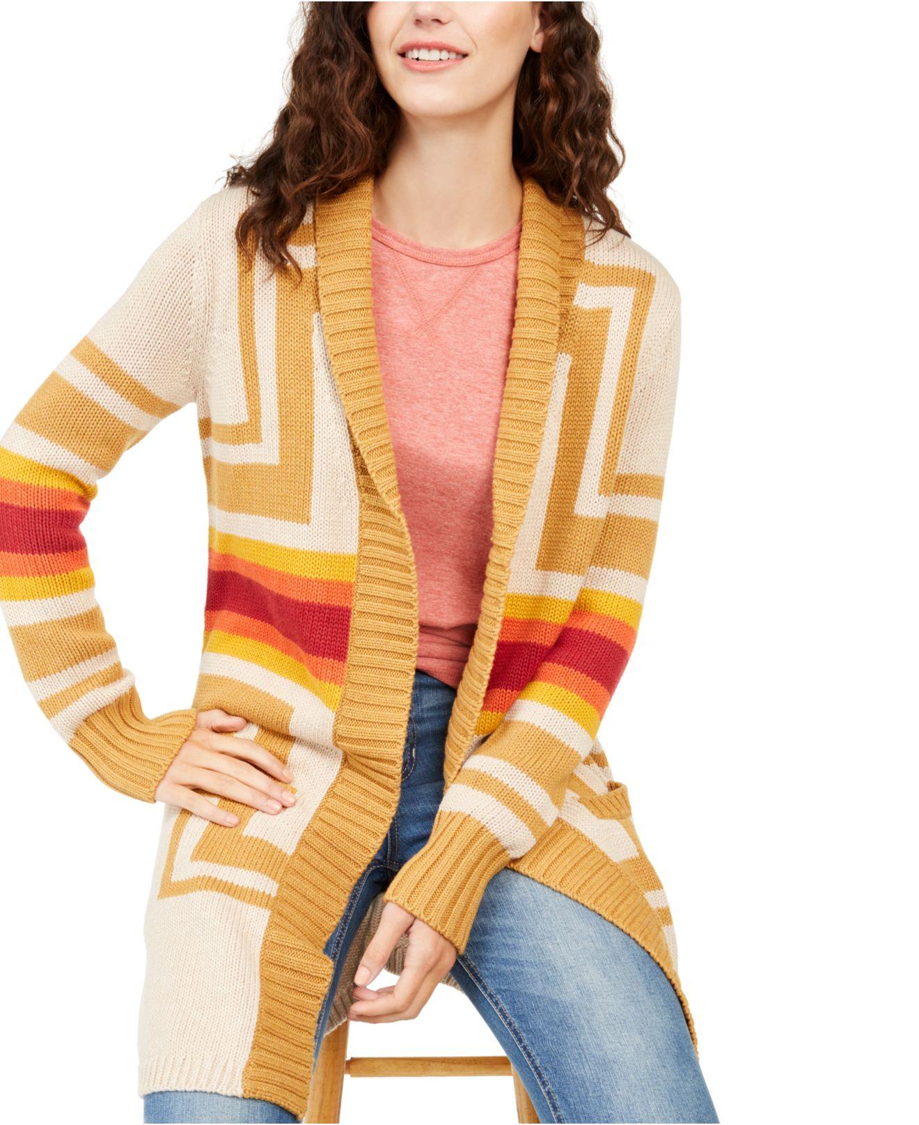 pendleton harding open cardigan