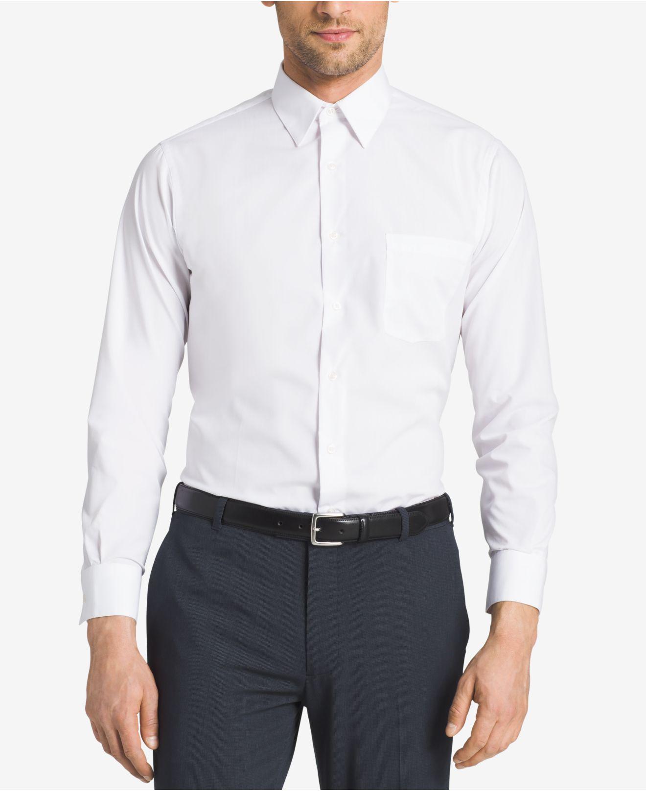 van heusen poplin dress shirt