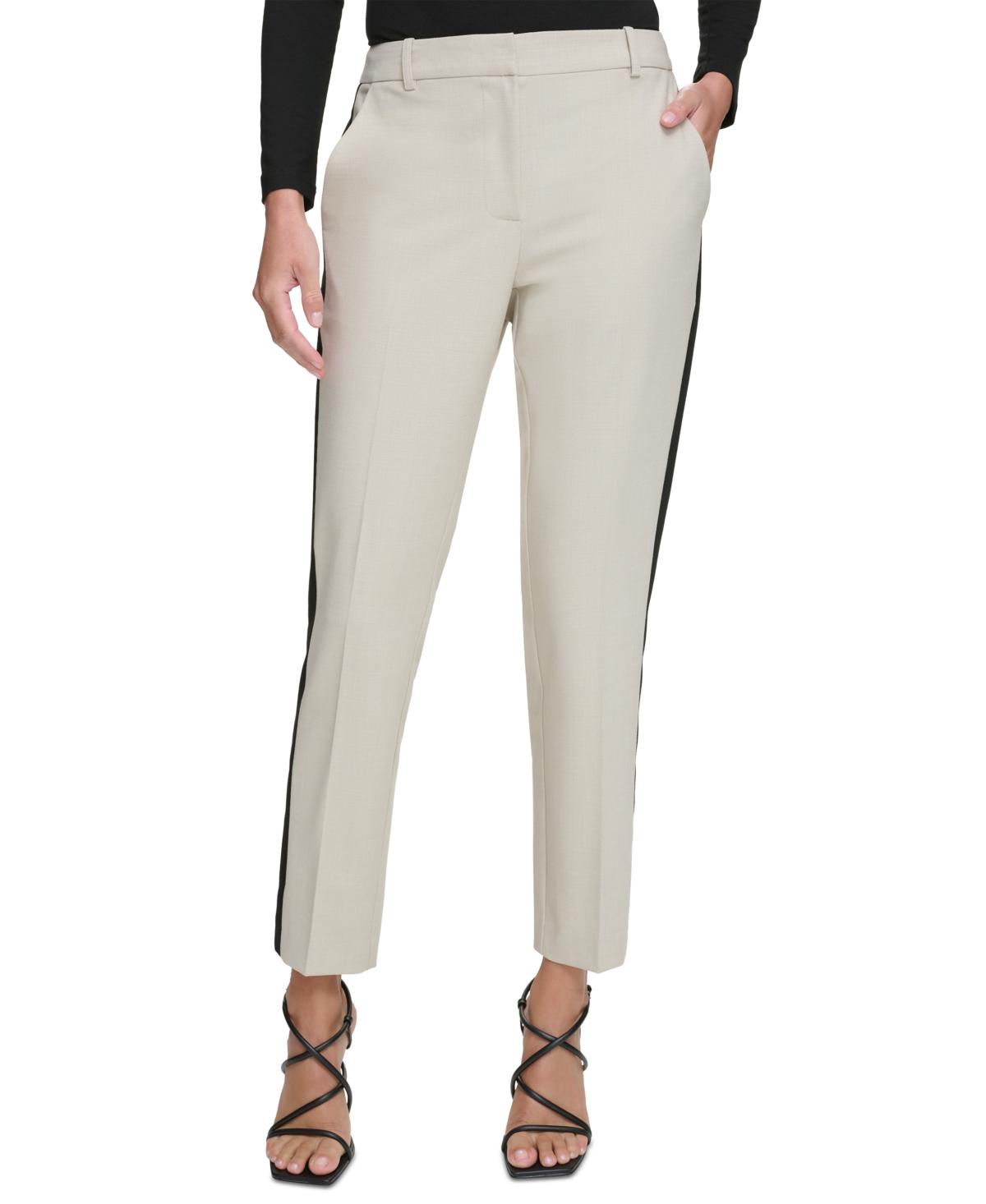 dkny essex slim leg pants