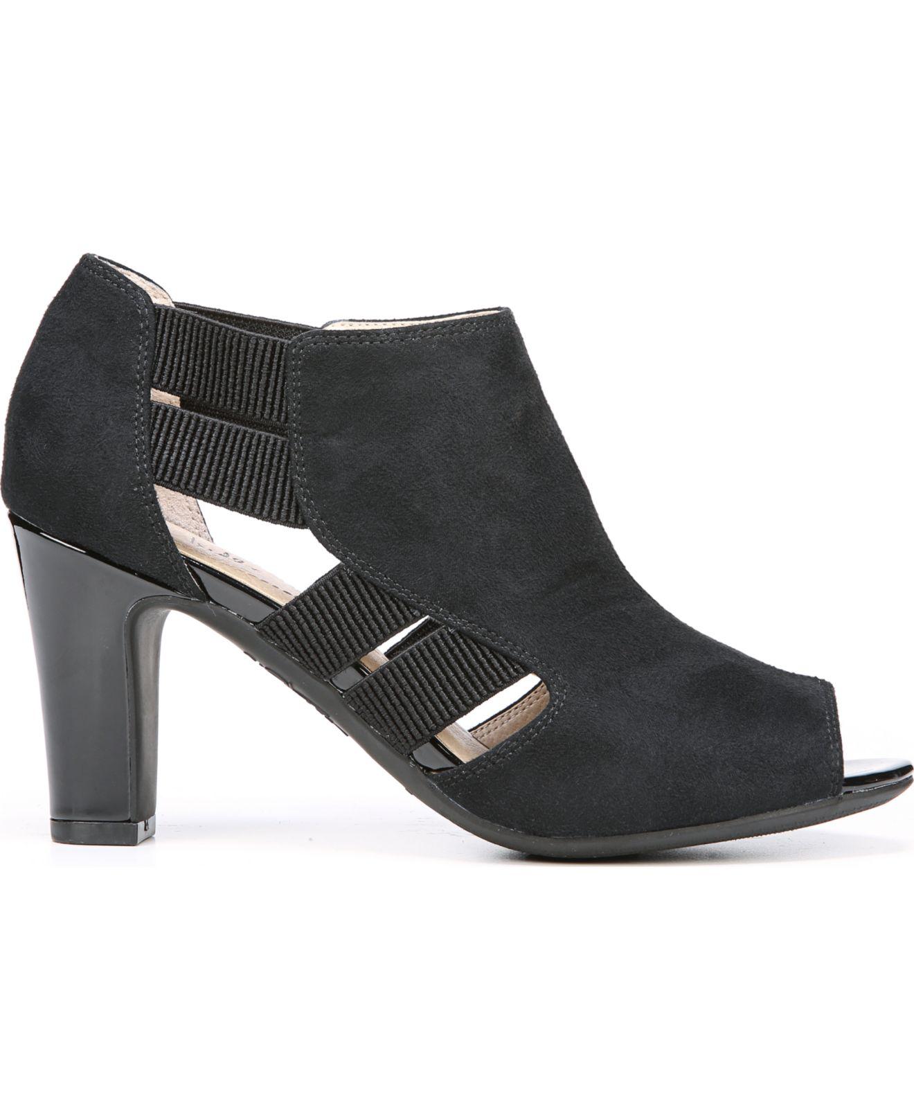 lifestride black sandals