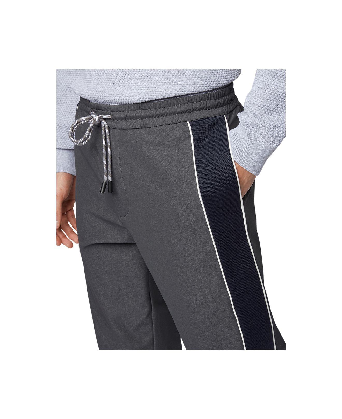 hugo boss tape joggers