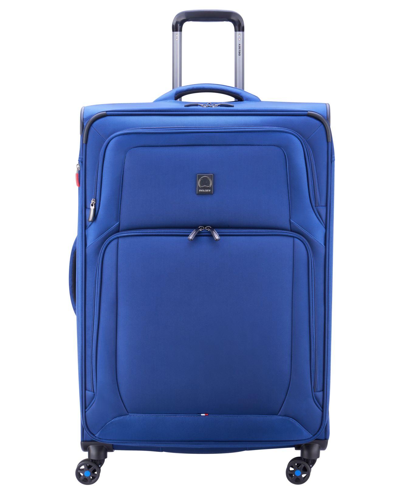 Delsey Optimax Lite 28" Expandable Spinner Suitcase in Blue | Lyst