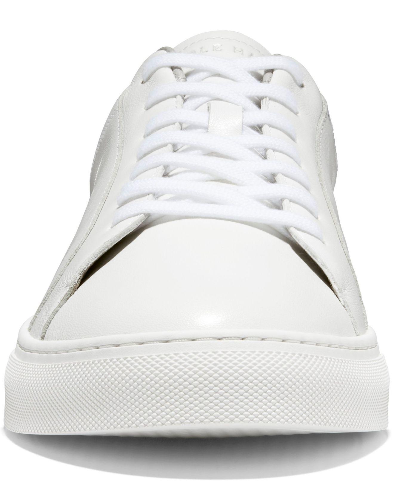 Cole Haan Leather Grand Series Jensen Sneakers in White for Men | Lyst