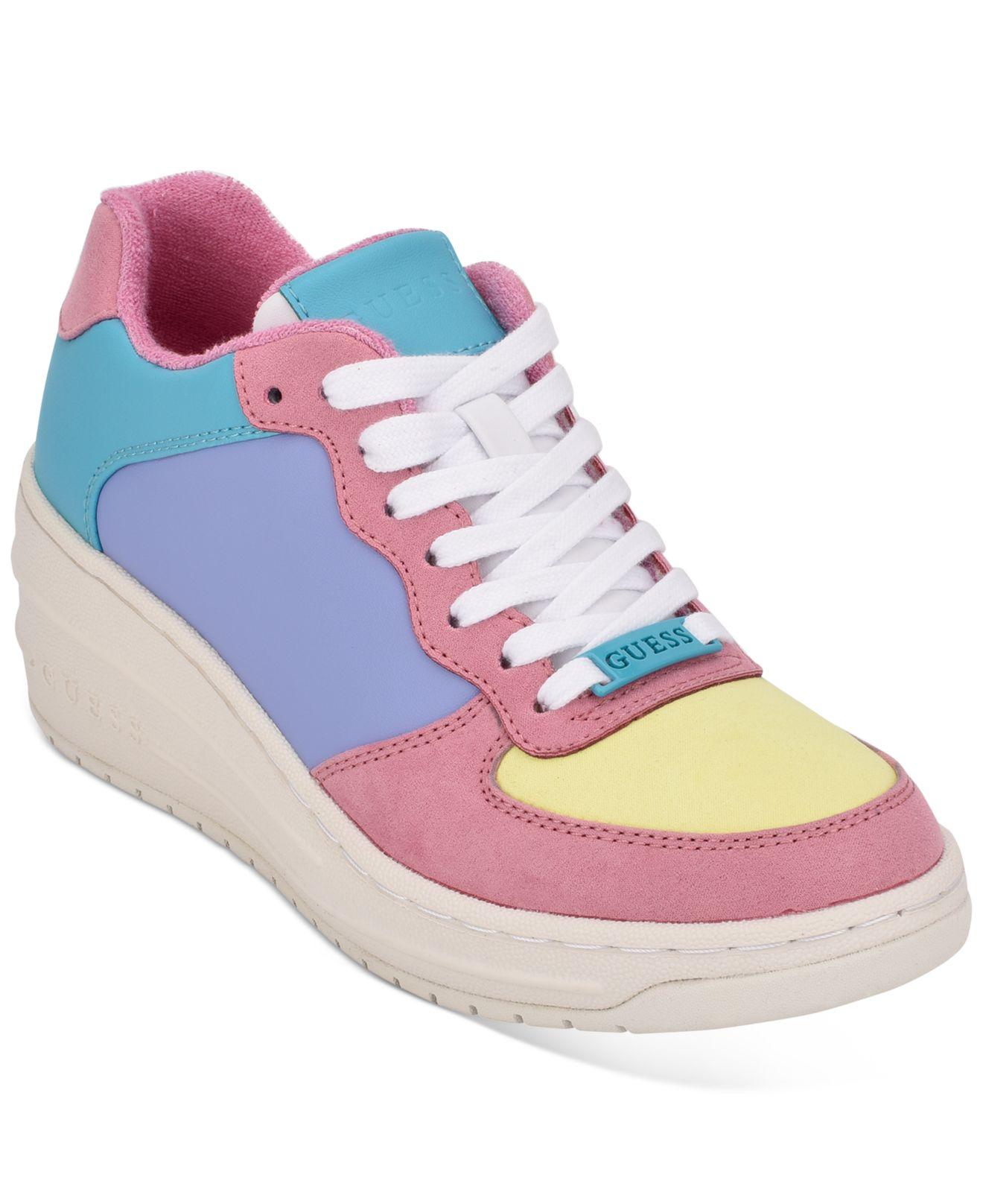 Guess rillie low wedge sneakers Clearance