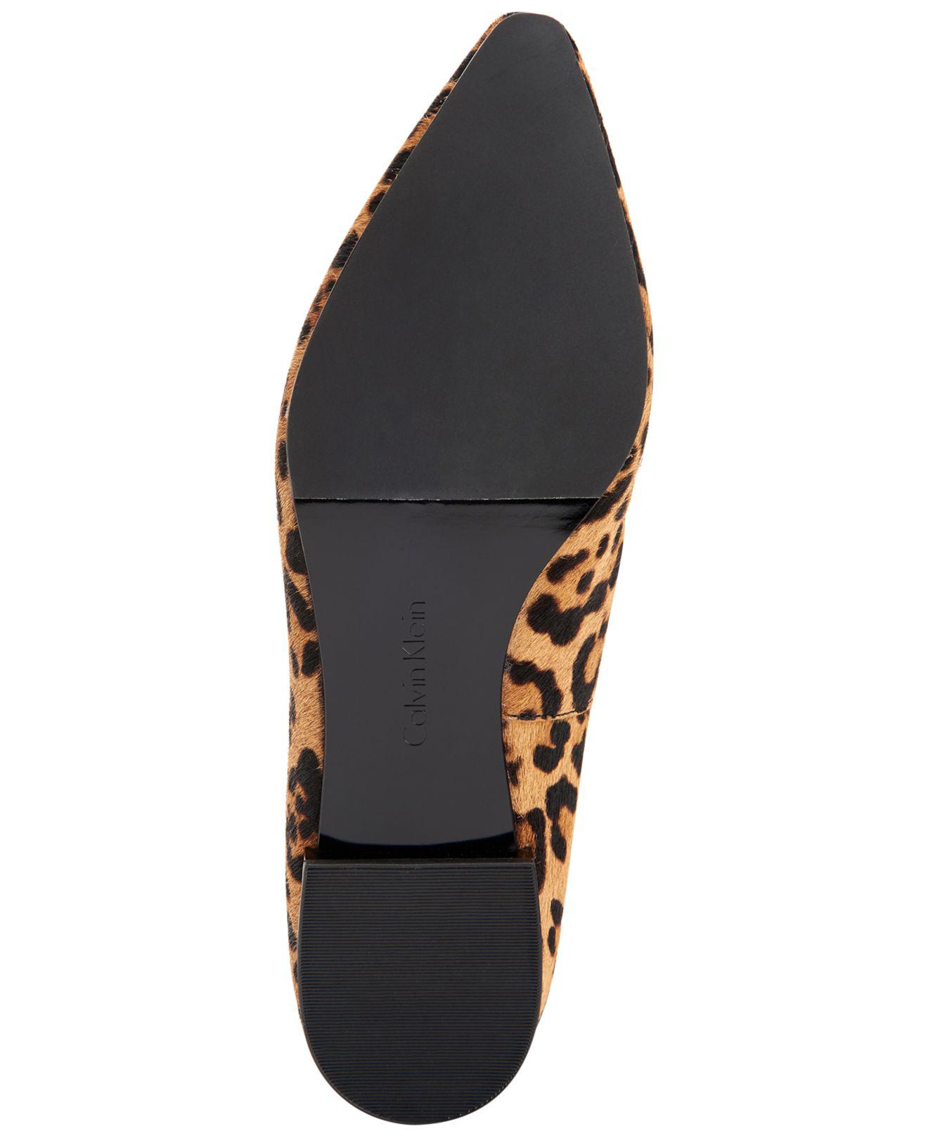 calvin klein pointed flats