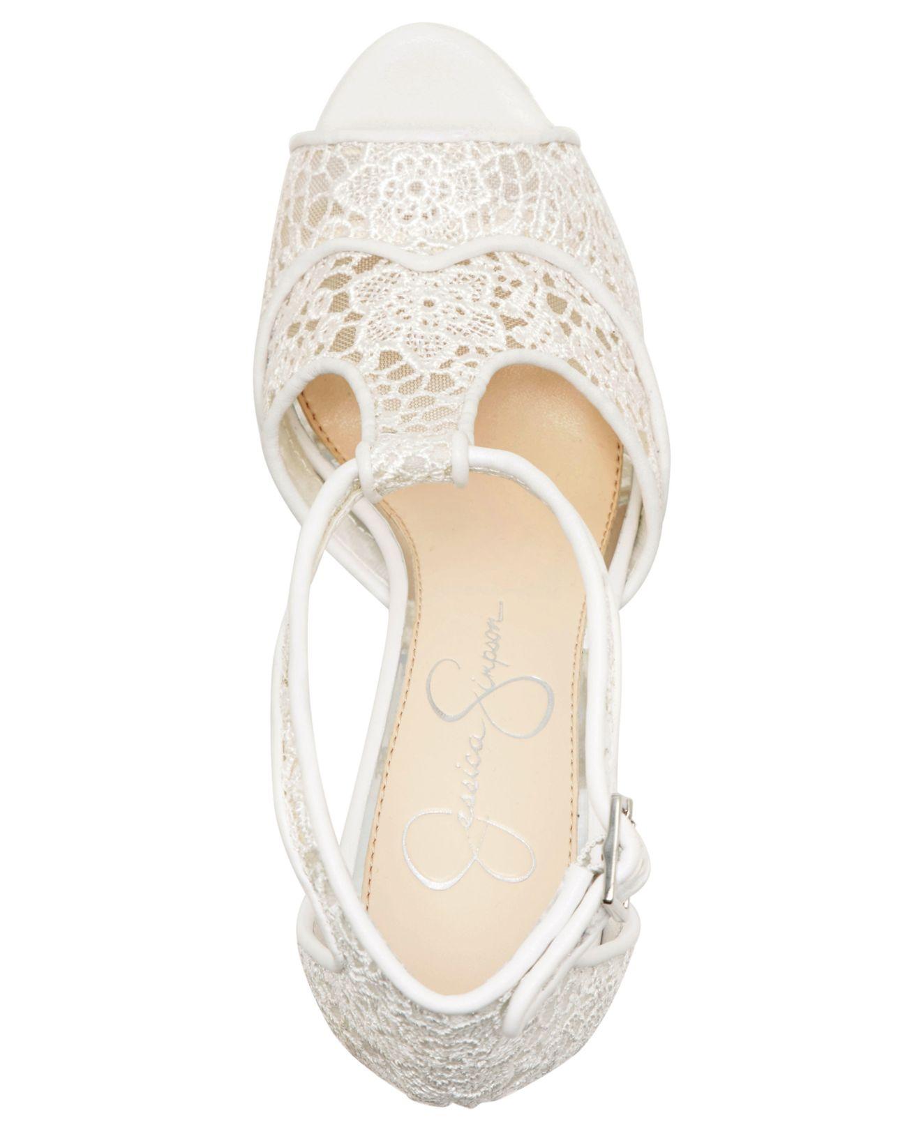 حضر تقريب شامل أي واحد تمديد ذو امتياز lyst jessica simpson dany perforated  platform sandals in white - fuhaosidney.com