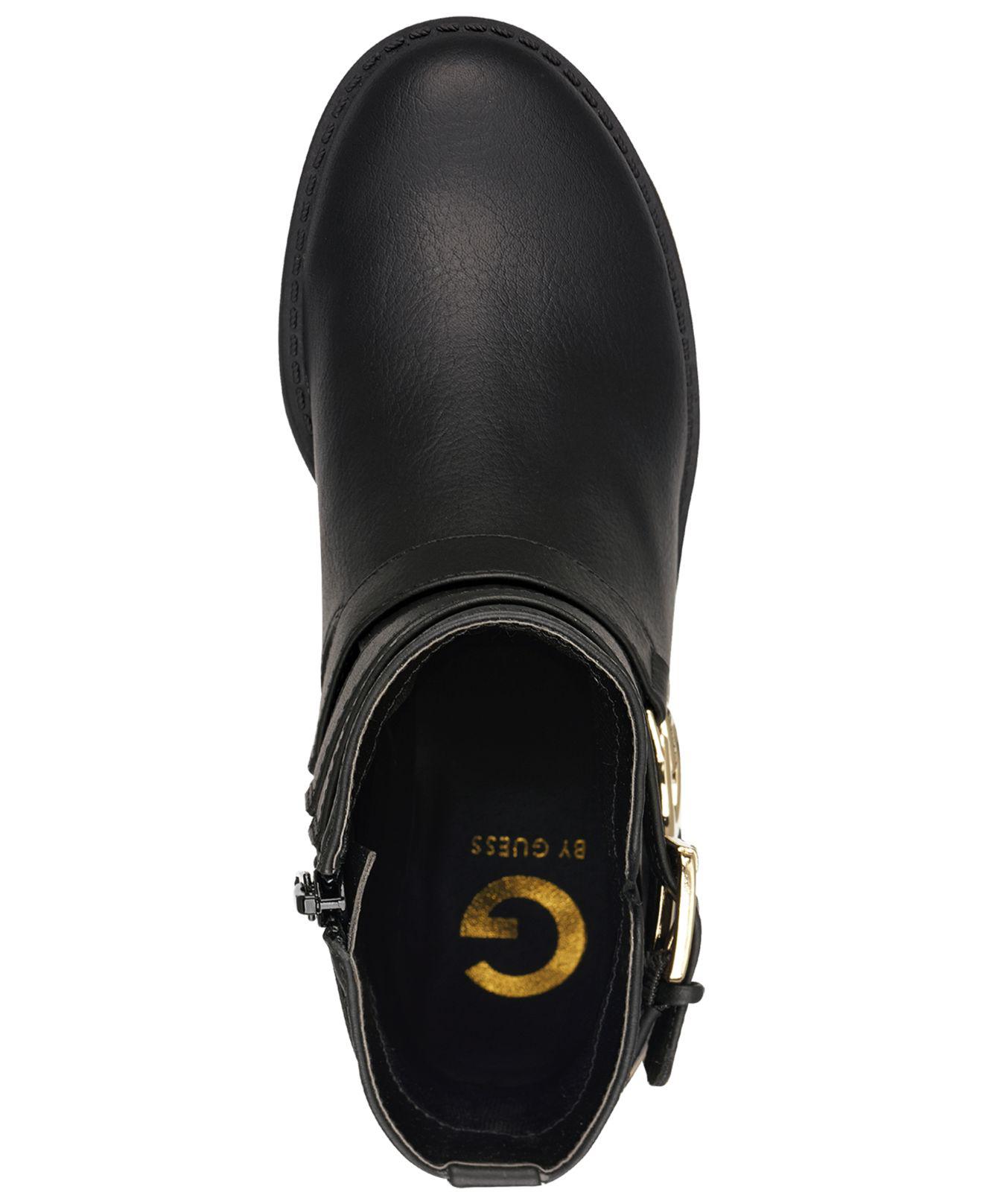 g by guess harlin motorcycle bootie