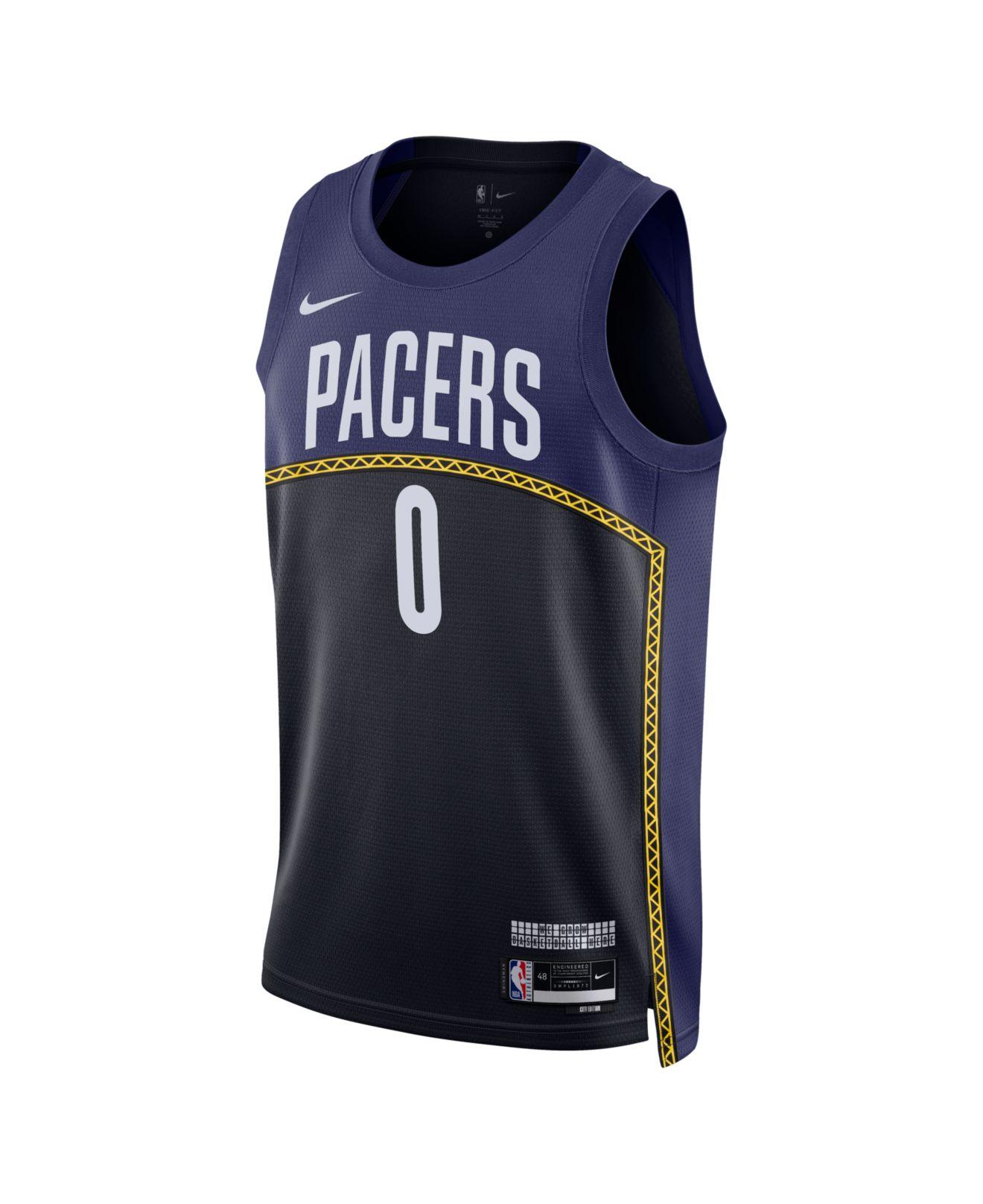 Nike Tyrese Haliburton Blue Indiana Pacers 2022/23 City Edition