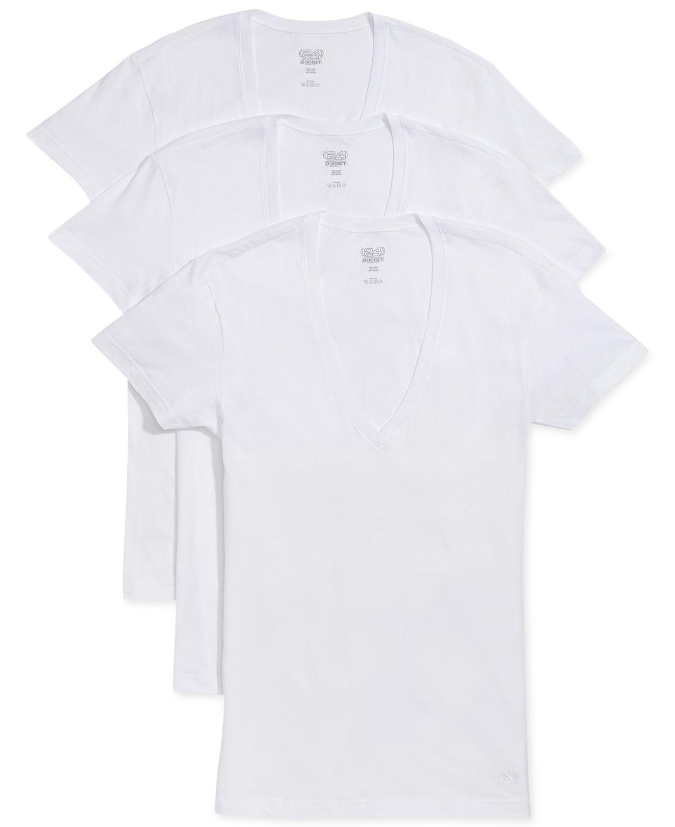 2xist Cotton Men's Slimfit Deep Vneck Undershirt in White for Men Lyst