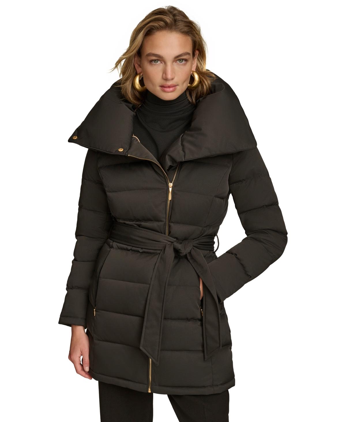 Donna karan down coat top