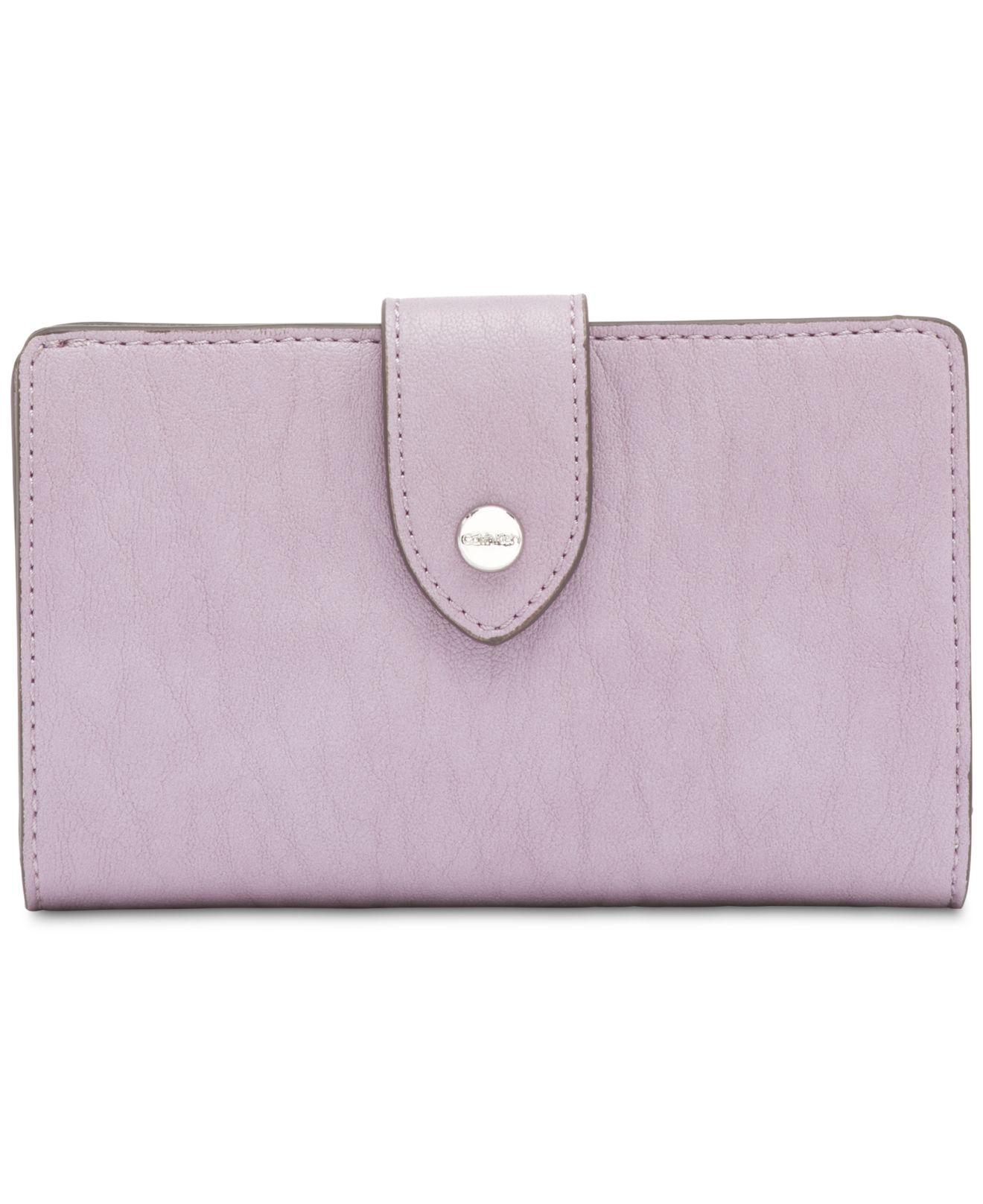 Calvin Klein Bifold Wallet in Purple Lyst