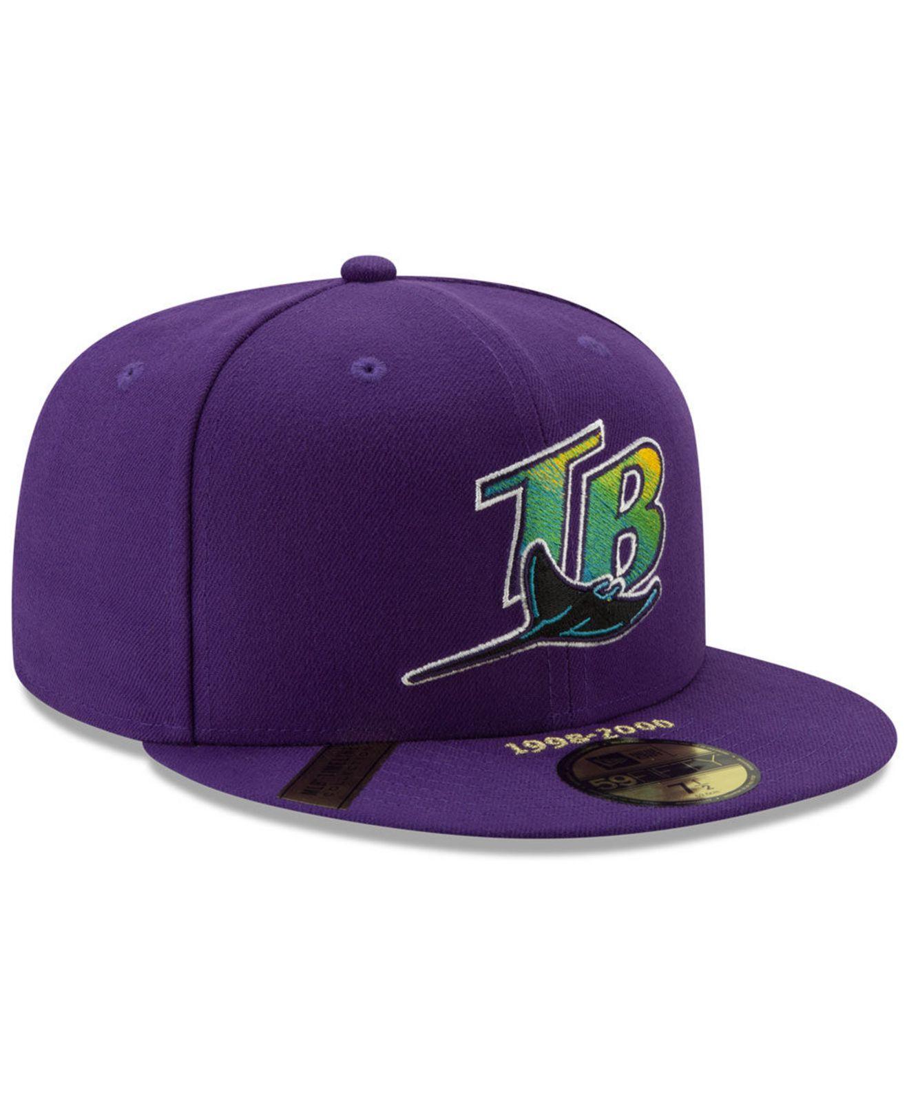 KTZ Tampa Bay Rays Timeline Collection 59fifty-fitted Cap in