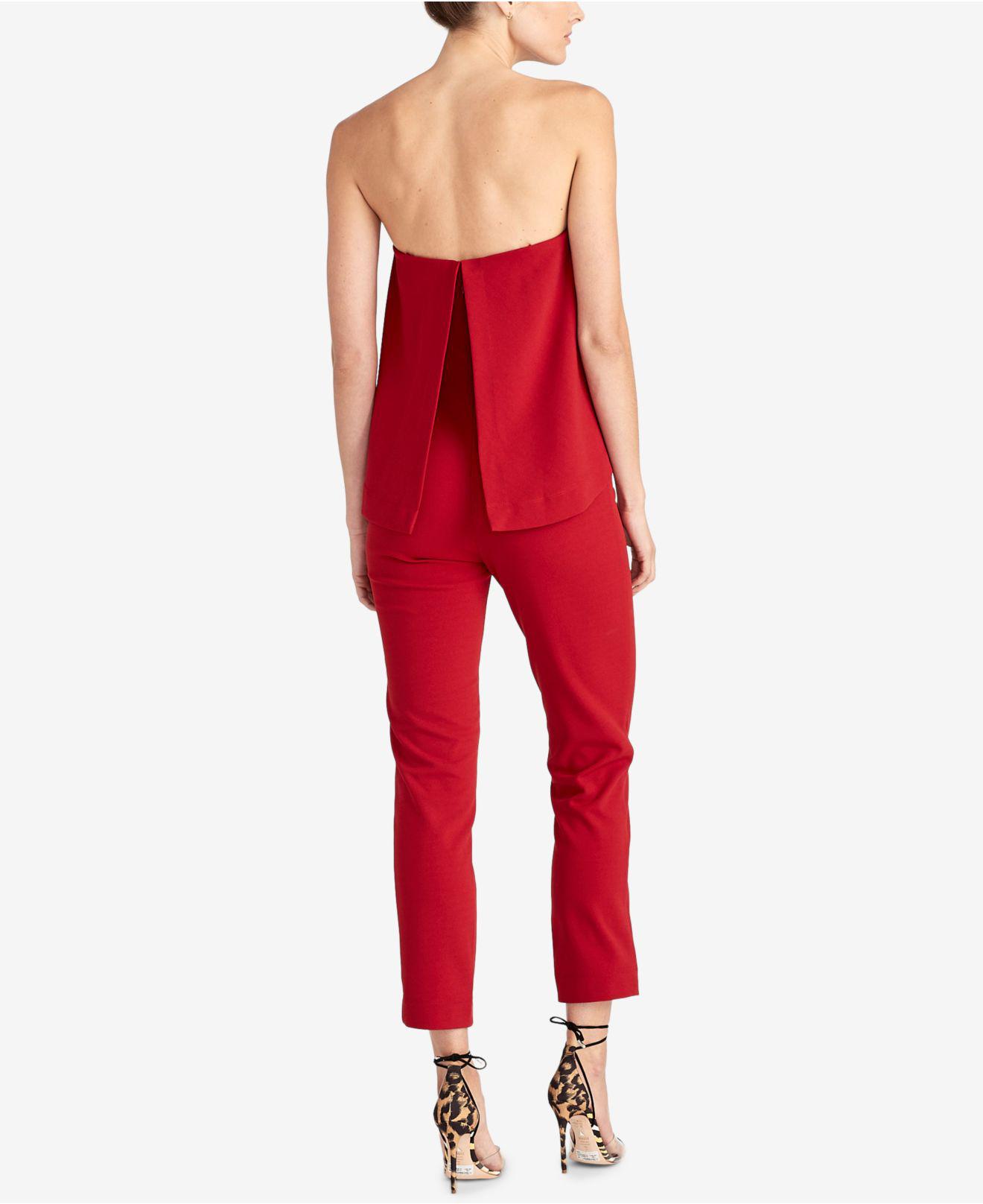 rachel roy red jumpsuit