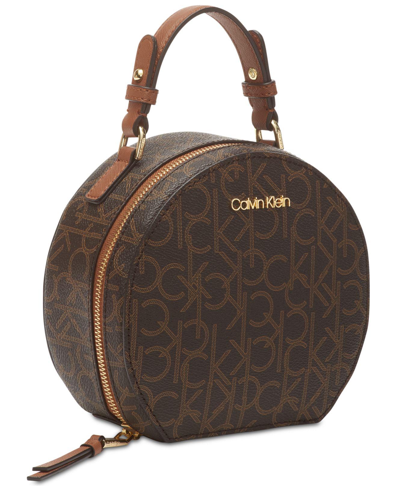 Calvin Klein Brown Leather Bag Online, SAVE 57%.