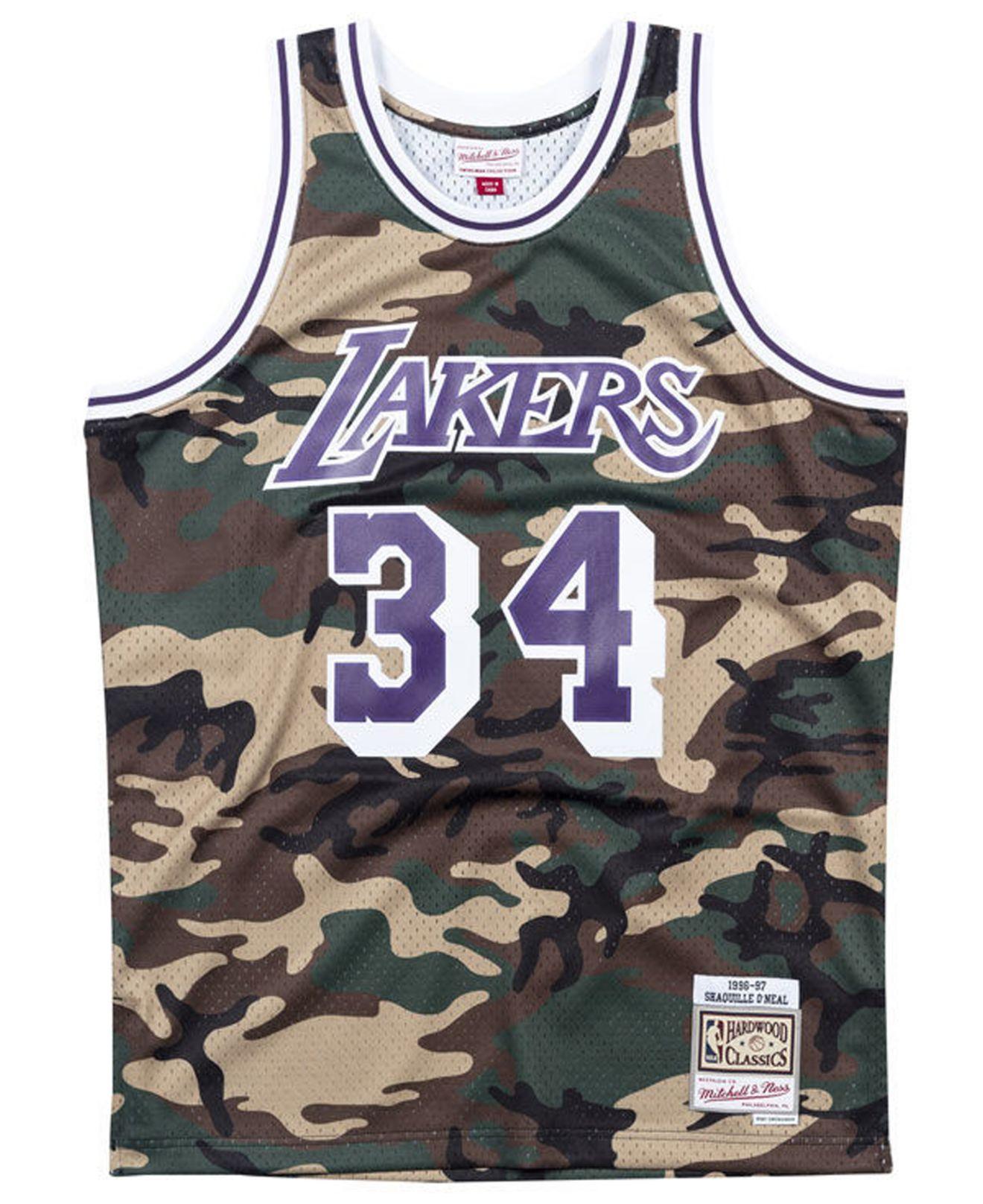 lakers camo jersey