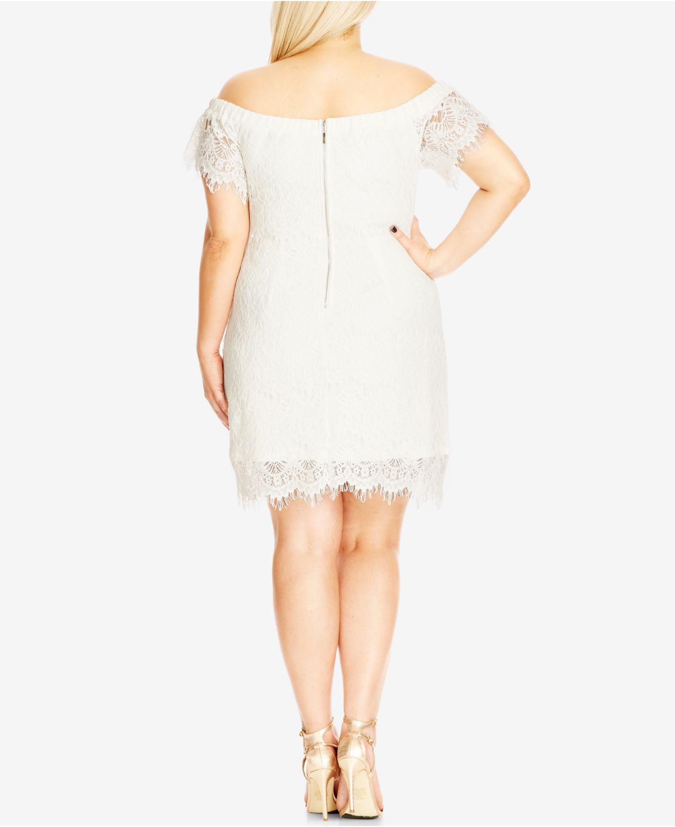 city chic white dress