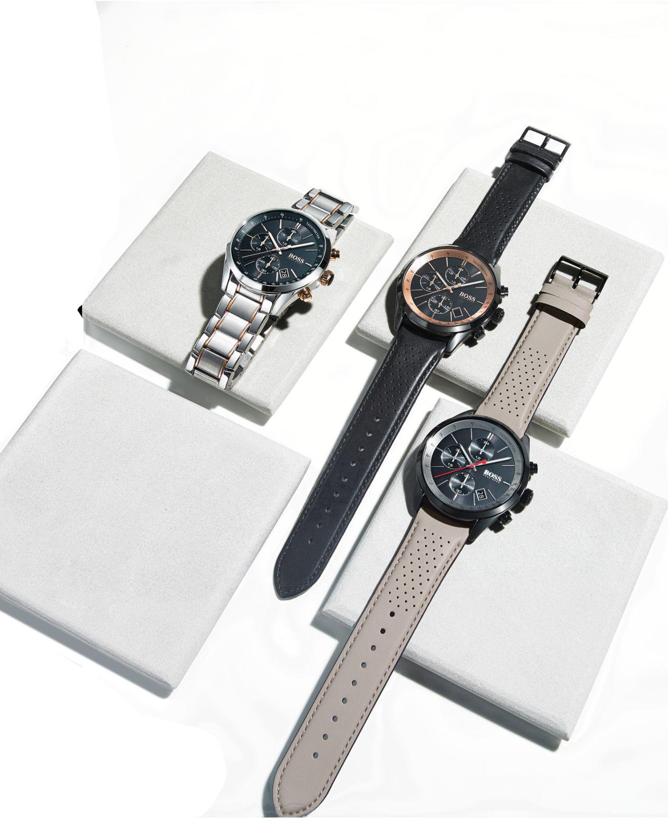 mens hugo boss grand prix chronograph watch 1513476