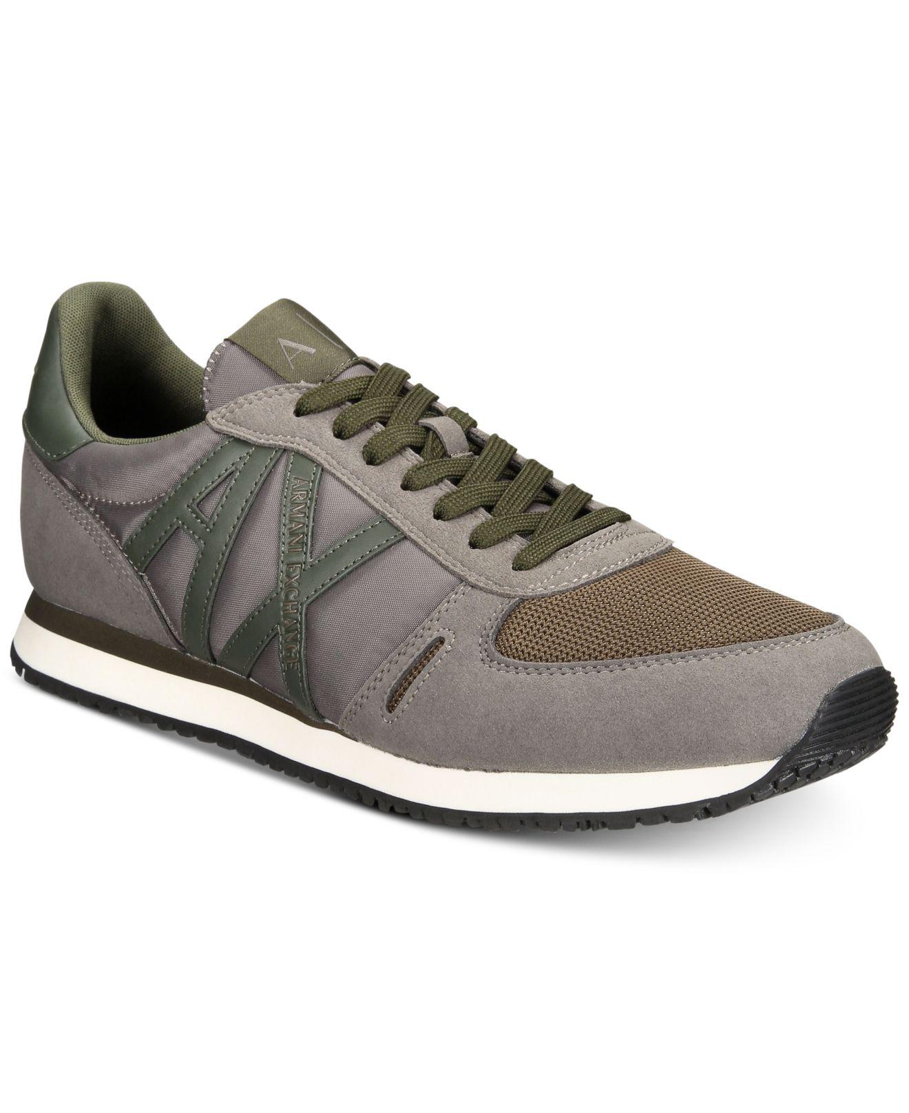 Armani Exchange Ax Jogger Sneakers for Men - Lyst