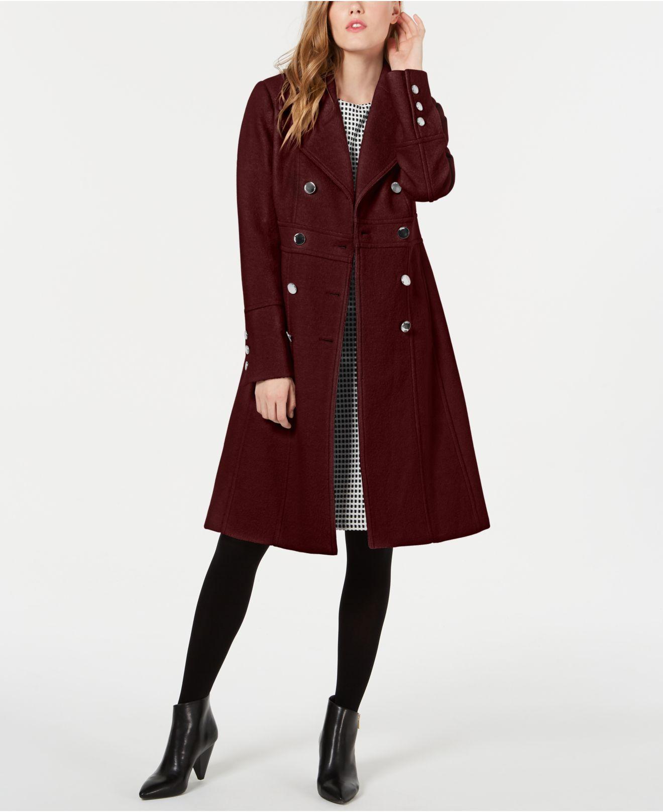 guess double breasted coat