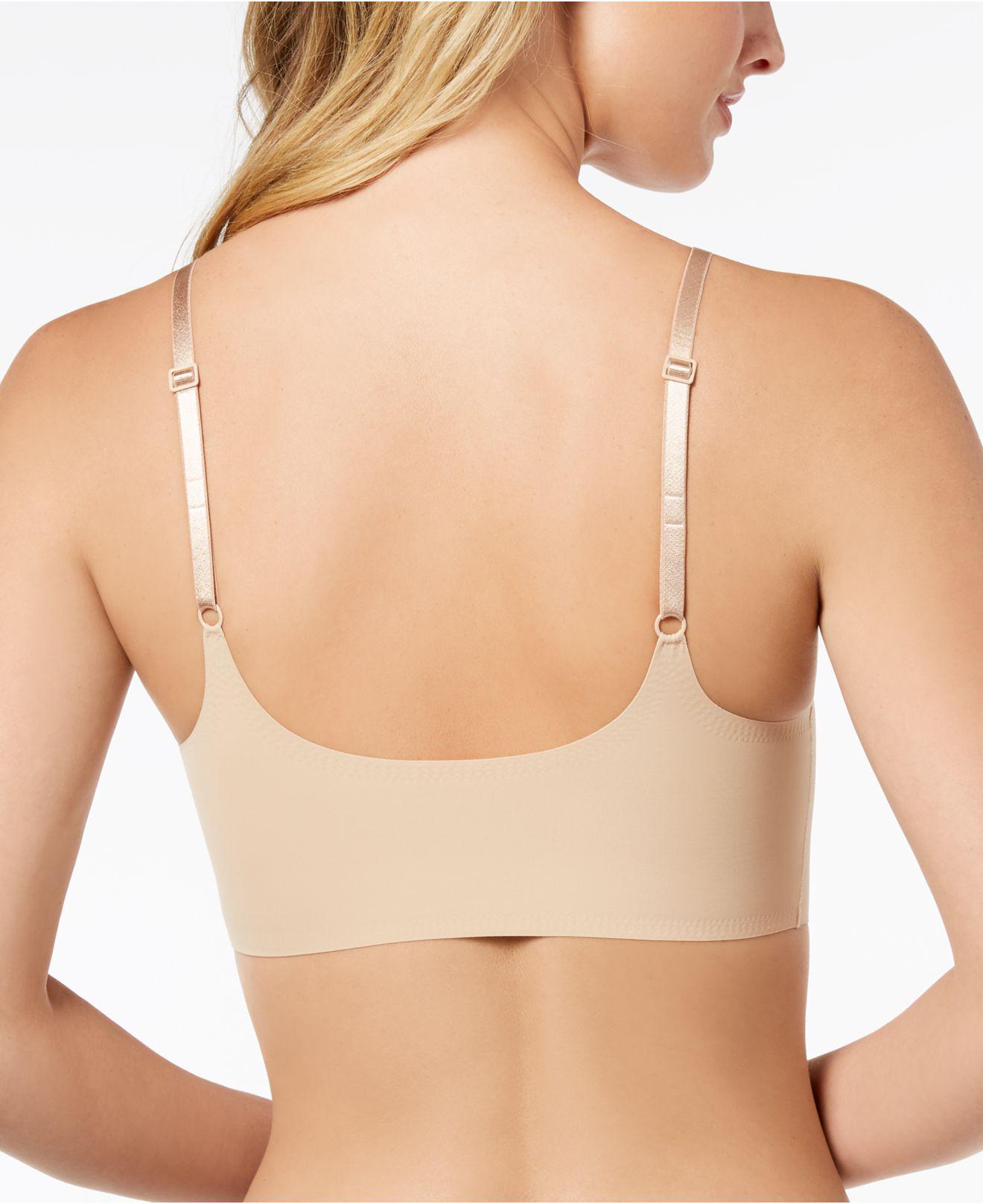 calvin klein invisibles comfort lightly lined retro bralette