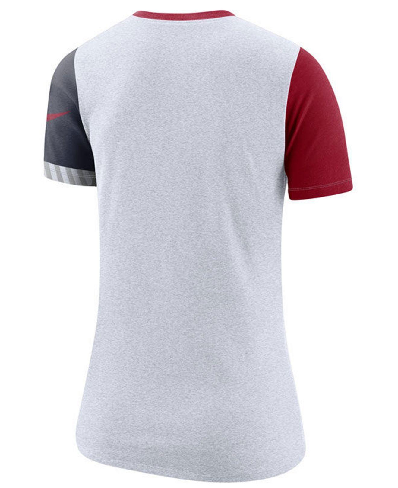 white washington nationals shirt