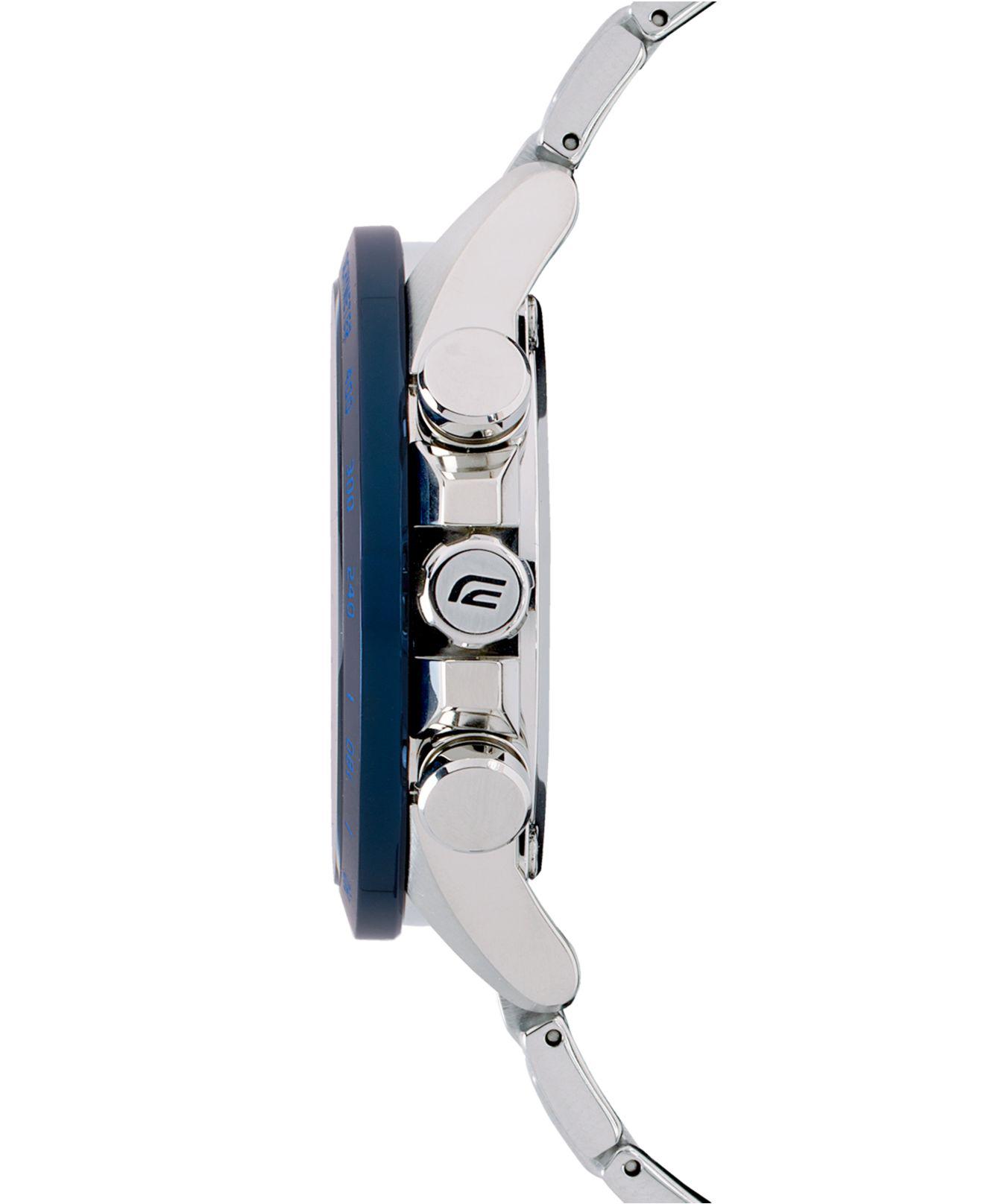 Lyst G Shock Solar Edifice Stainless Steel Bracelet Watch 42mm In Lyst G Shock Solar Edifice Stainless Steel Bracelet Watch 42mm In Metallic For Men