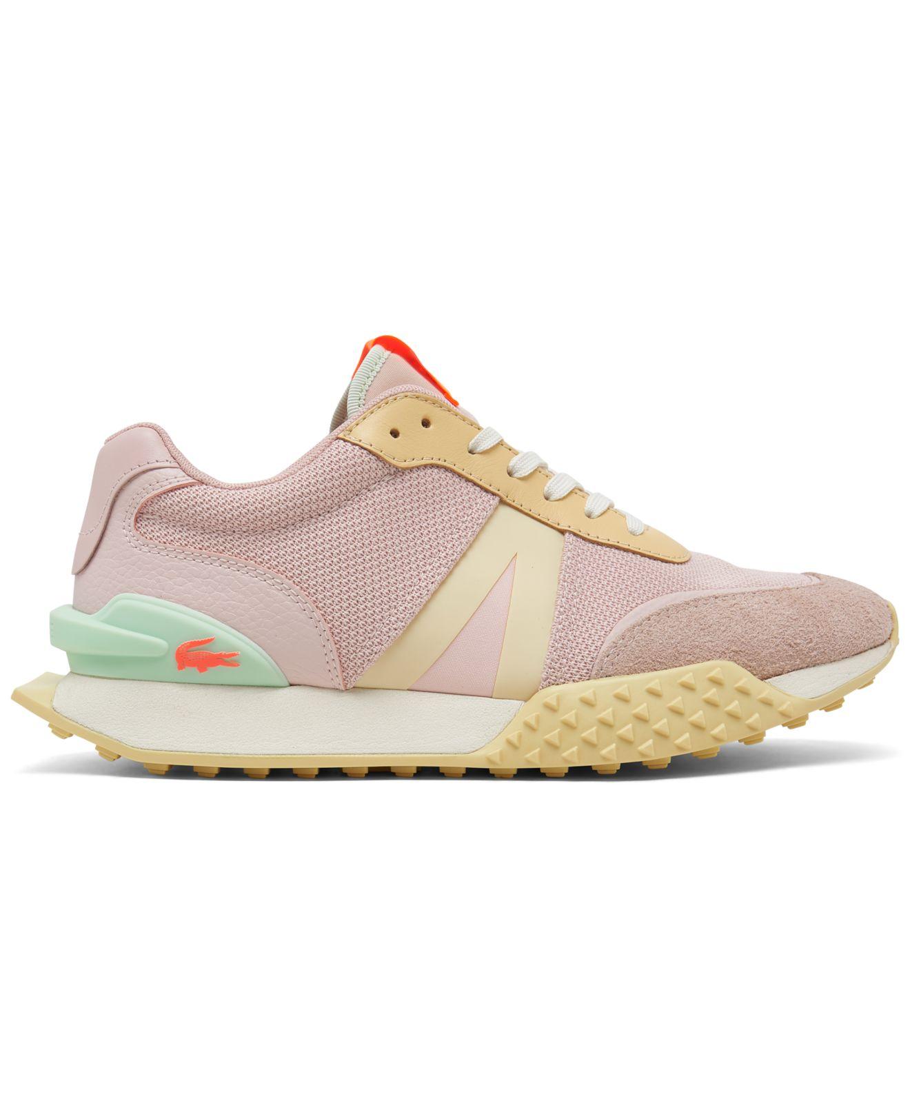 Undtagelse Ed Converge Lacoste L-spin Deluxe Leather Casual Sneakers From Finish Line in Pink |  Lyst