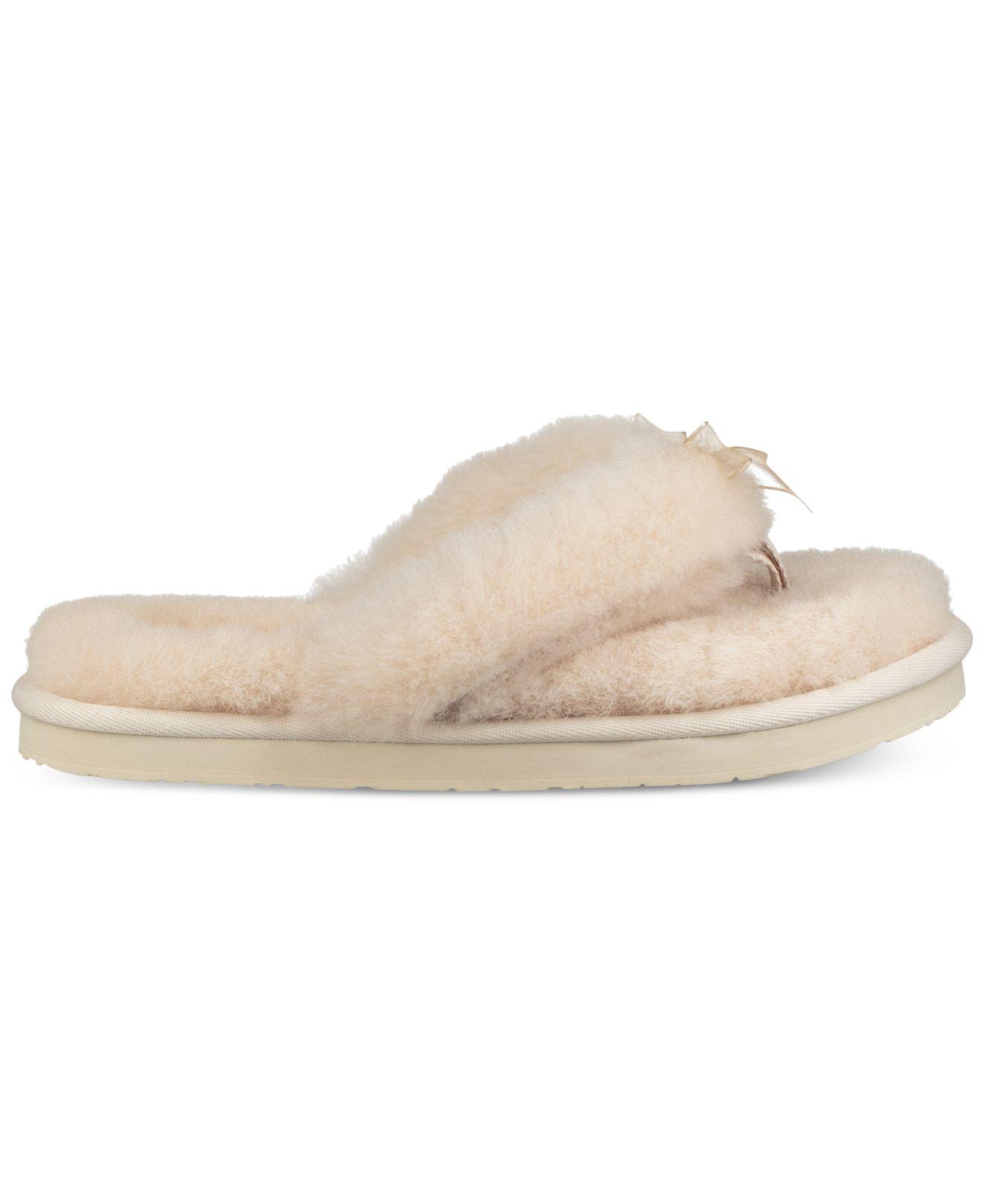 ugg fluffy slippers on sale