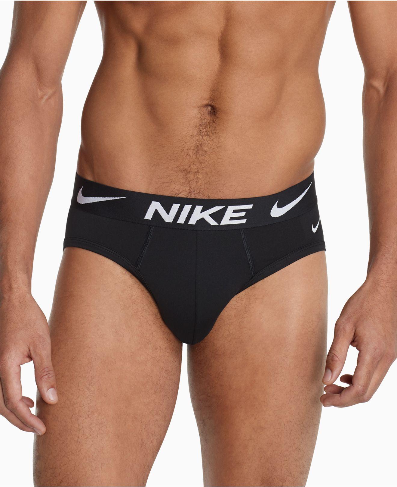 Nike Essential Micro Hip Briefs – 3 Pack in Black for Men | Lyst