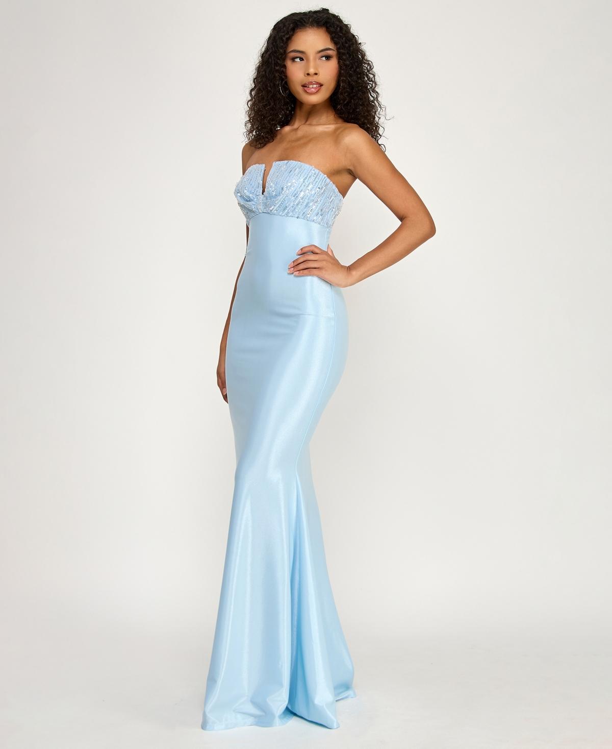 illusion beach wedding dress Bead Tulle Sleeveless Floor Length Spring Bridal ideal for a seaside bohemian clothing Size:S Petite Navy Blue Sailor Collar