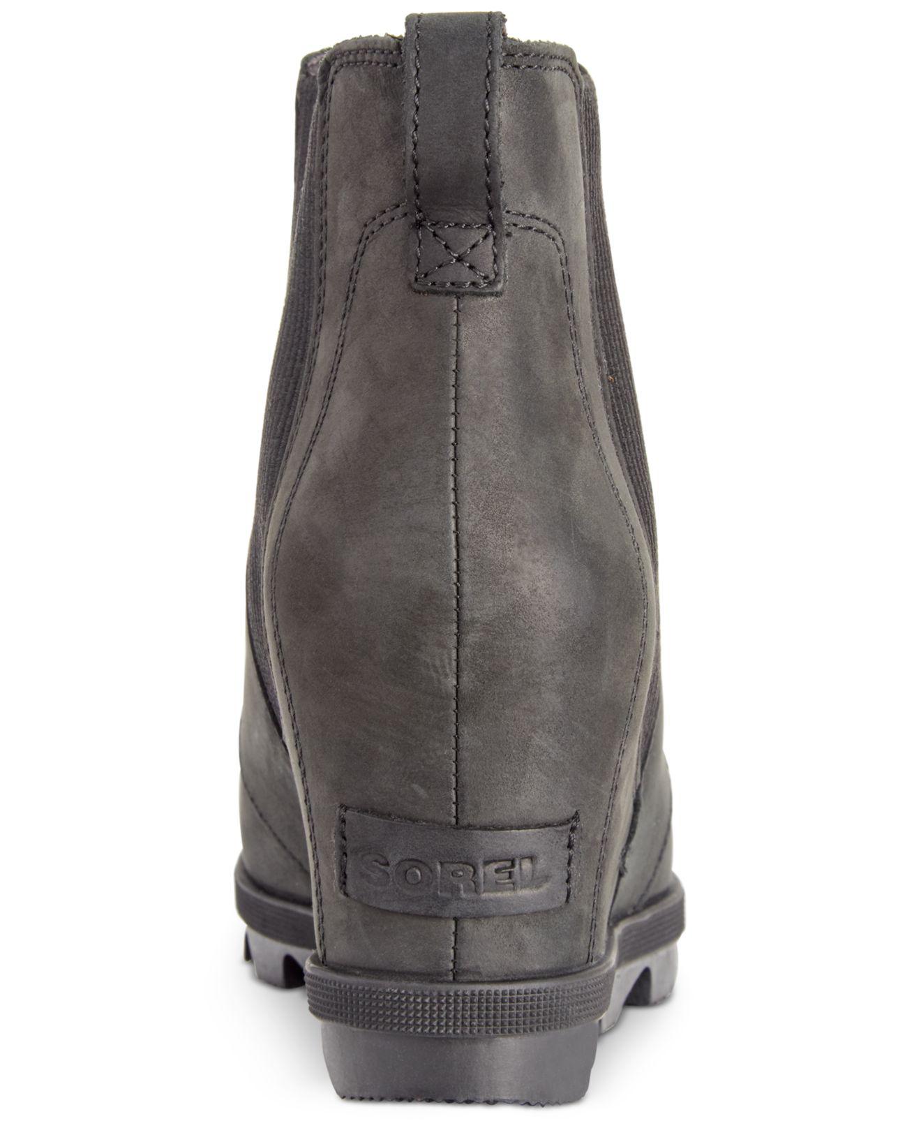 sorel women's joan of arctic wedge ii waterproof chelsea booties