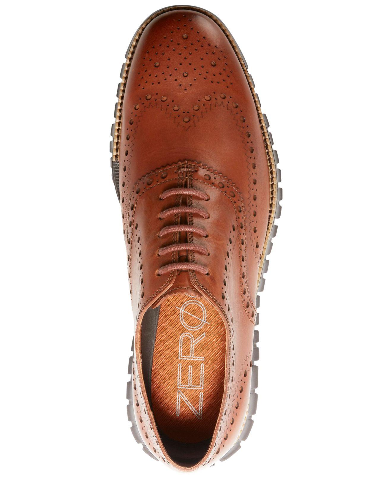 zerøgrand wingtip oxford brown
