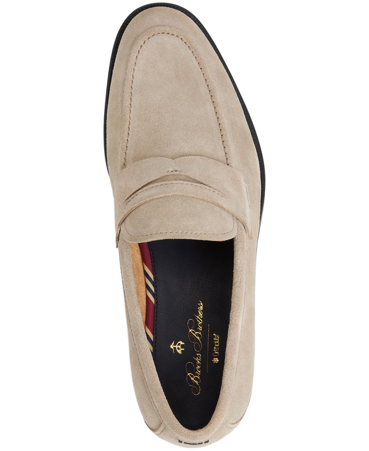 Brooks Brothers B By Glenrock Loafers in White for Men | Lyst