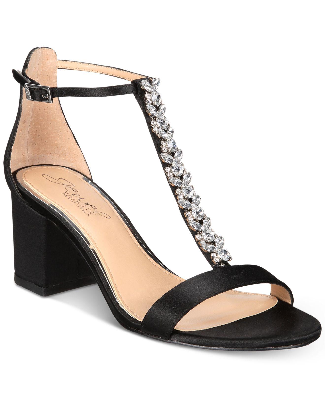 block heel evening sandals