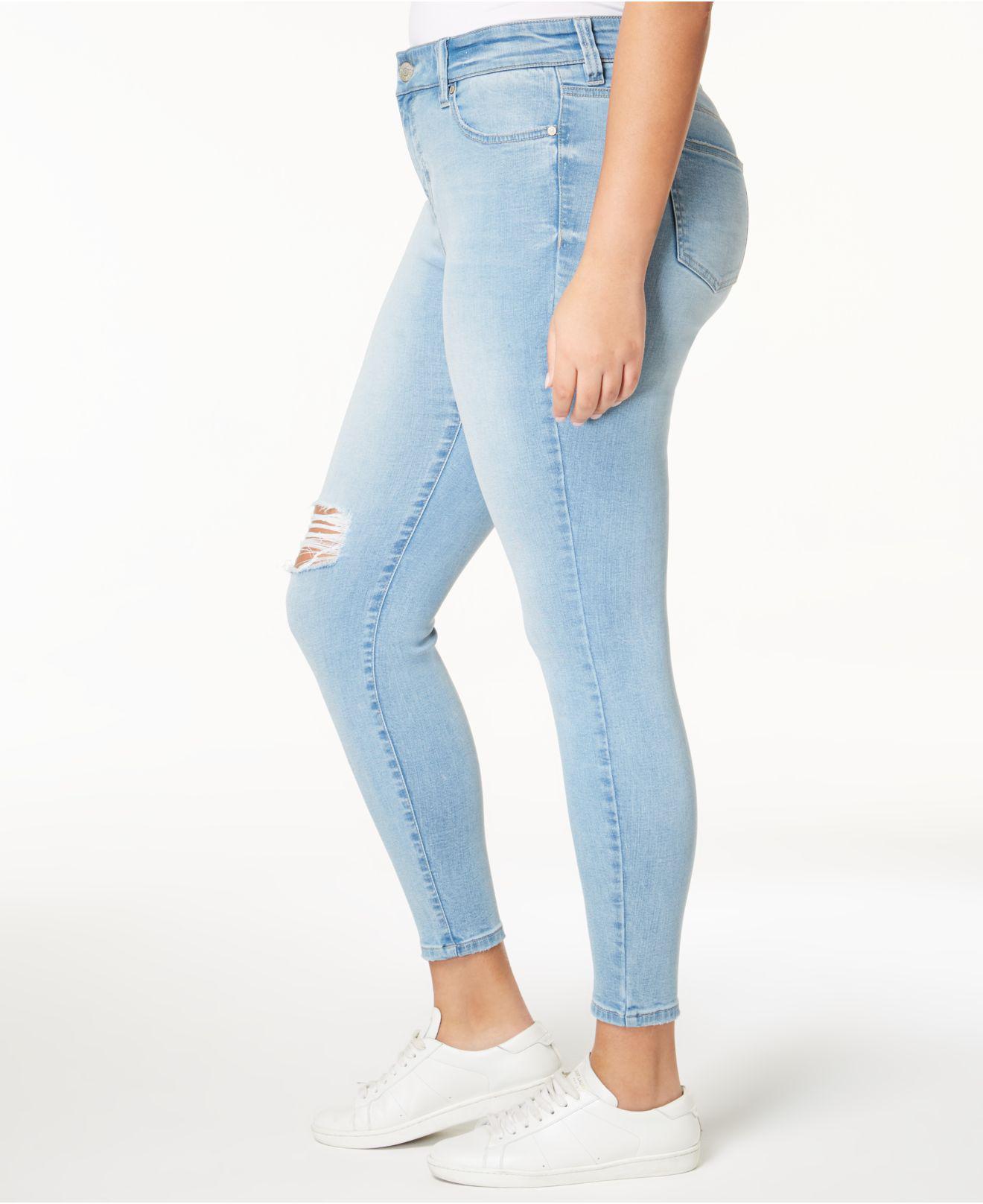 celebrity pink skinny jeans plus size