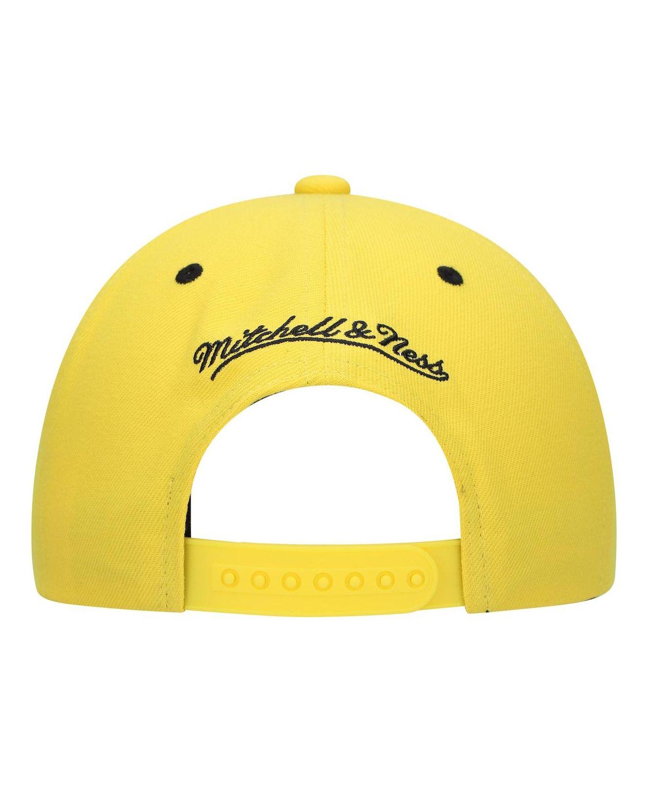 Men's Mitchell & Ness White/Red Miami Heat XL Wordmark Snapback Hat