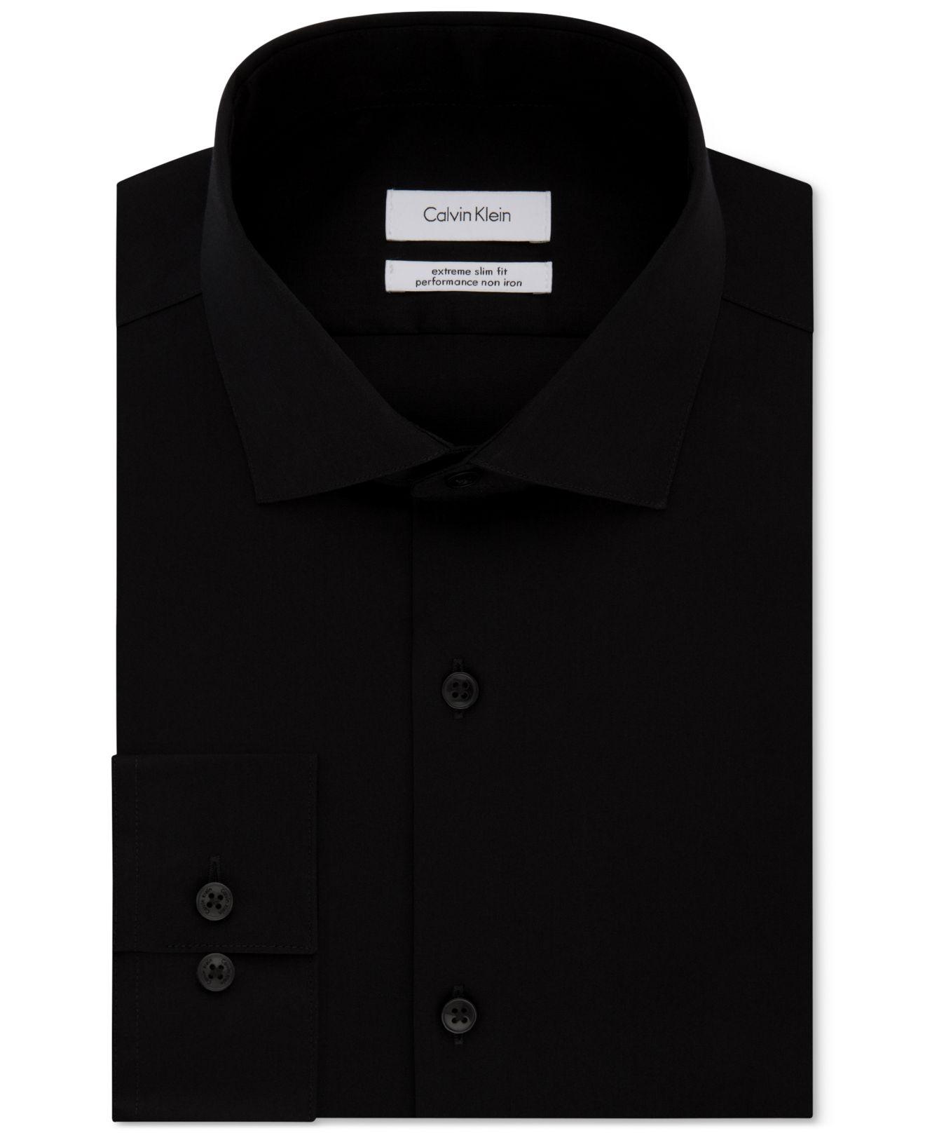 calvin klein slim fit non iron