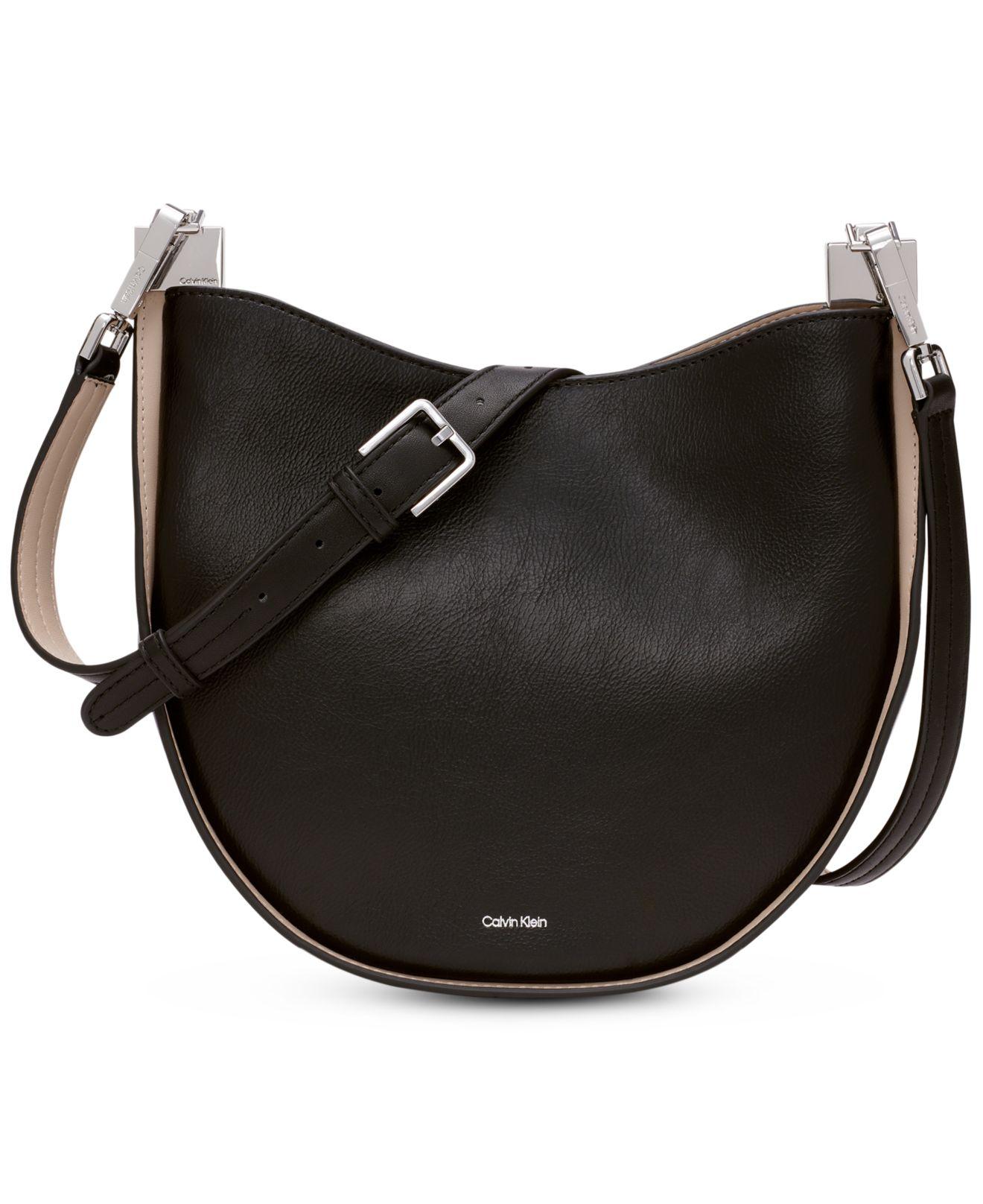 Calvin Klein Willow Signature Colorblocked Small Crossbody - Macy's