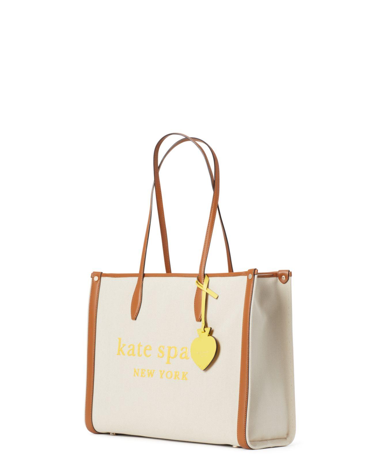 Kate Spade Market Canvas Large Tote in Natural | Lyst