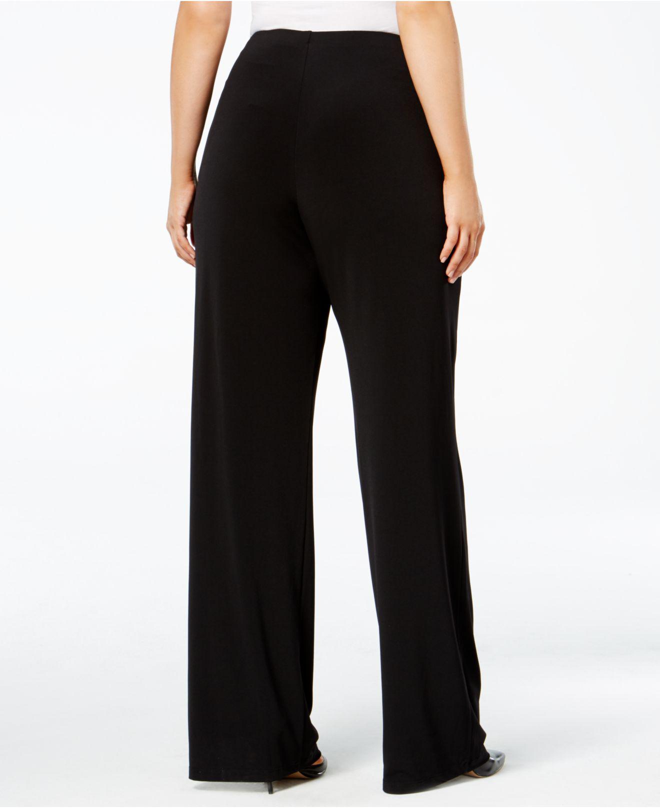 plus size wide leg pants