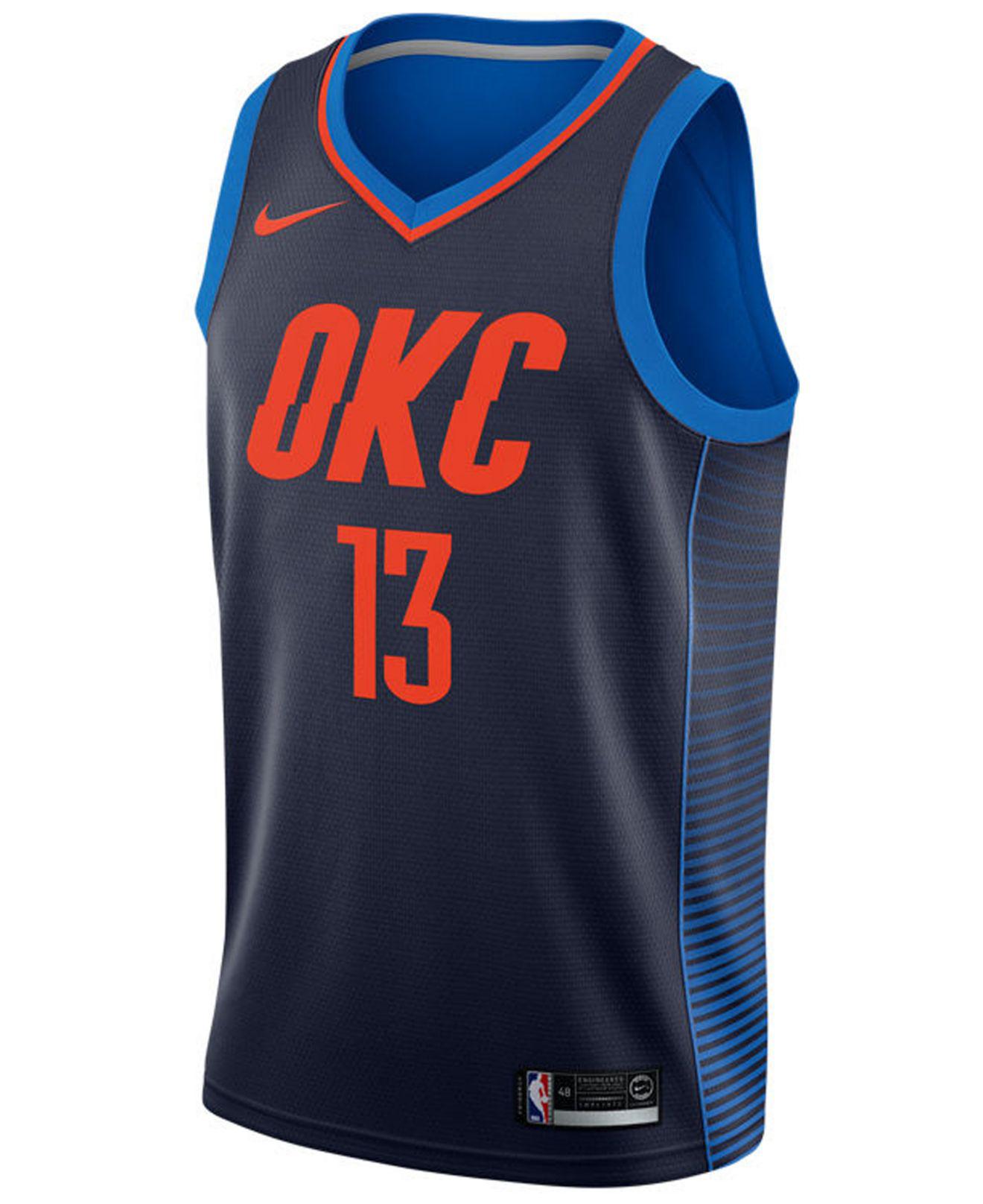 okc jersey blue
