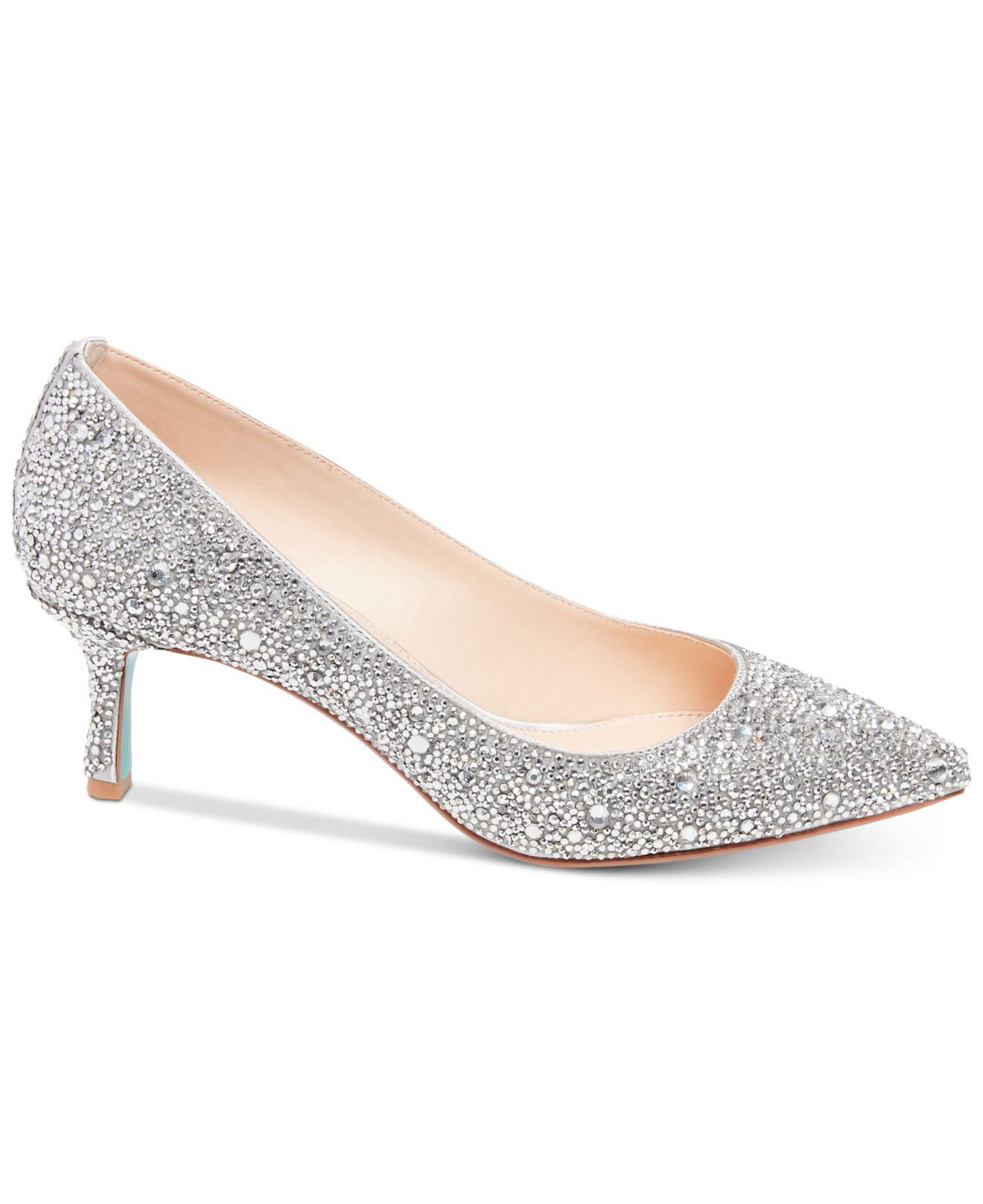 blue by betsey johnson jora evening pumps