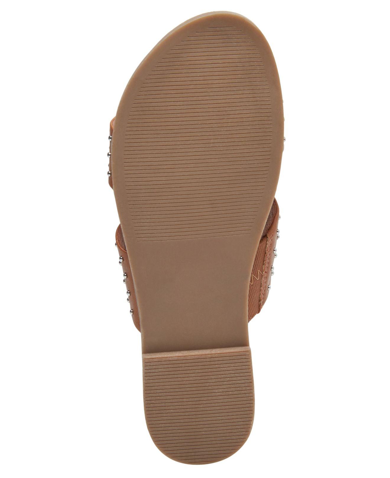 steve madden tan slides
