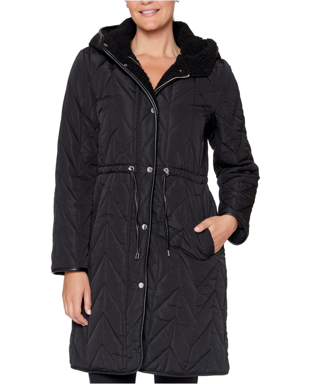 vince camuto hooded anorak jacket