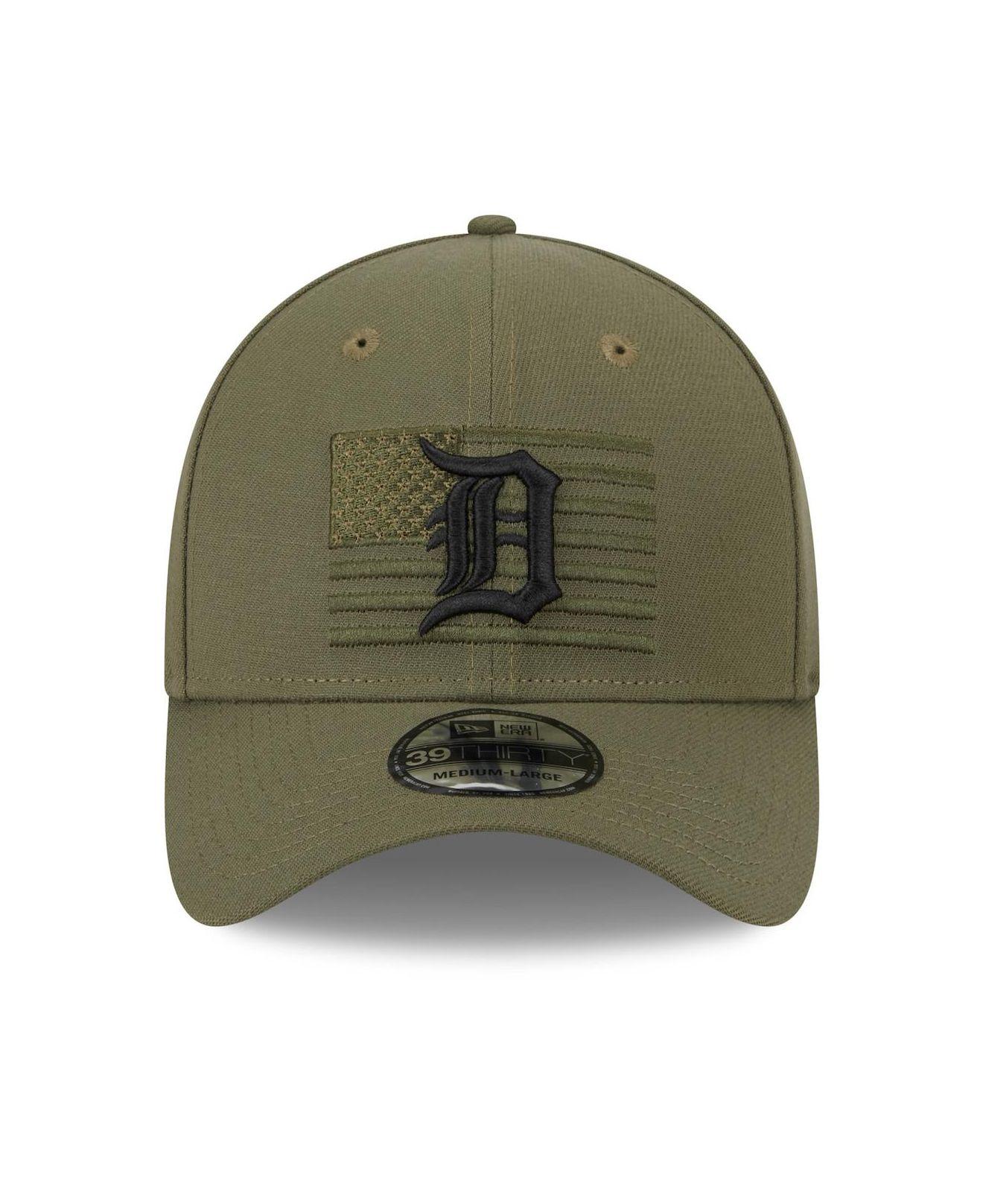 KTZ Green Detroit Tigers 2023 Armed Forces Day 39thirty Flex Hat for Men