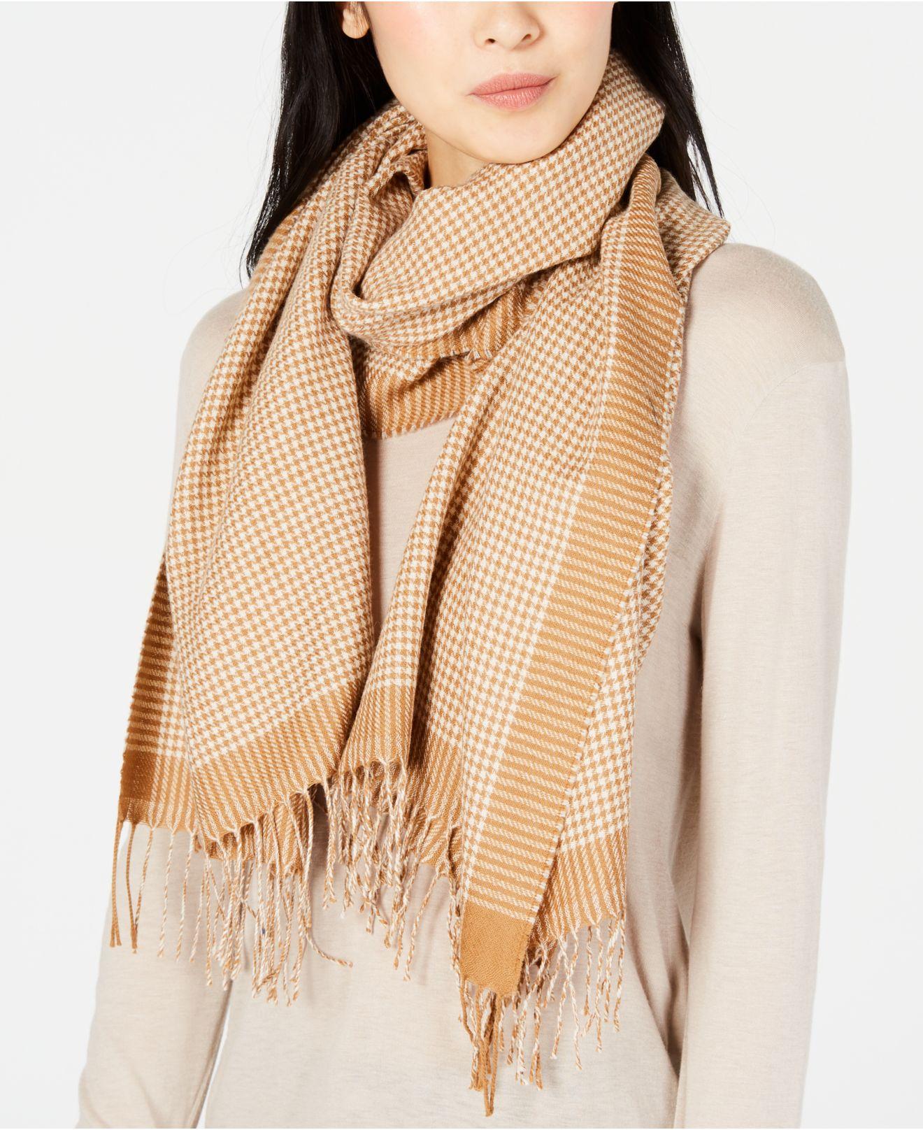 printed wool scarf