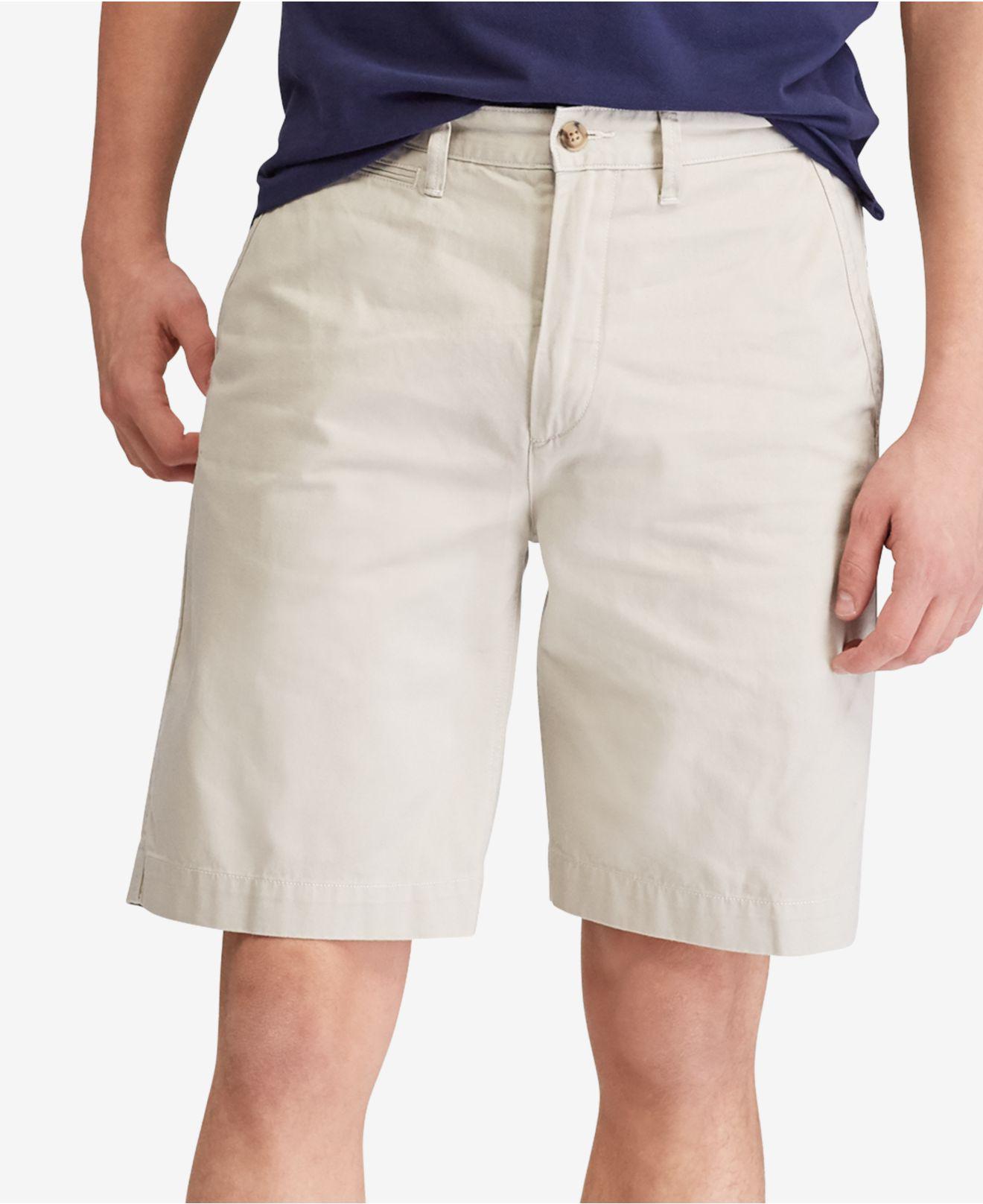 Polo Ralph Lauren Relaxed Fit 10 Inch Cotton Chino Shorts for Men | Lyst