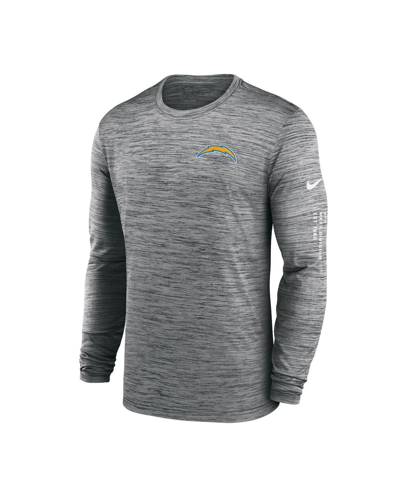 Men's Nike Anthracite Los Angeles Rams Super Bowl LVI Champions Slogan Long Sleeve T-Shirt