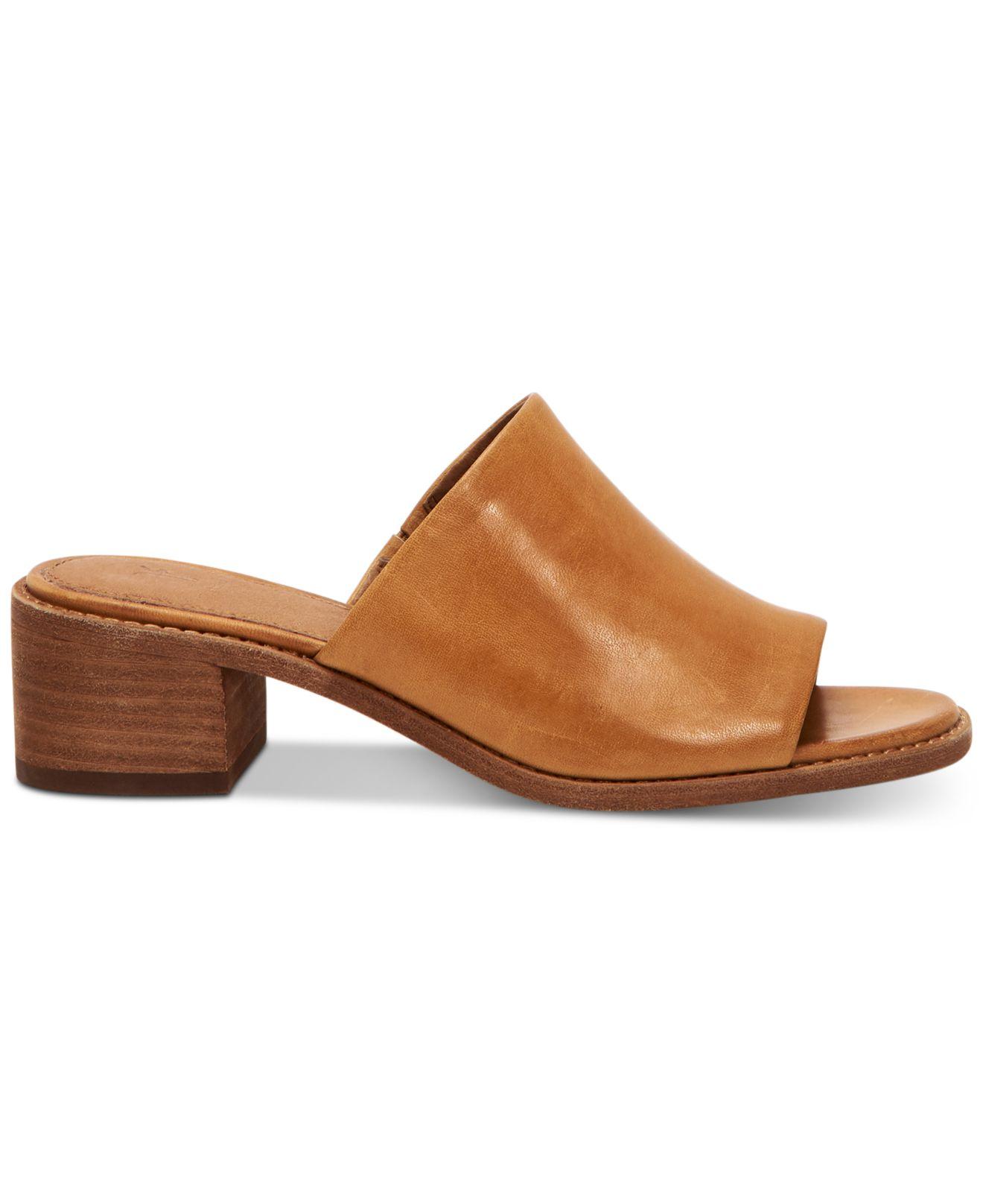 haflinger leather mule